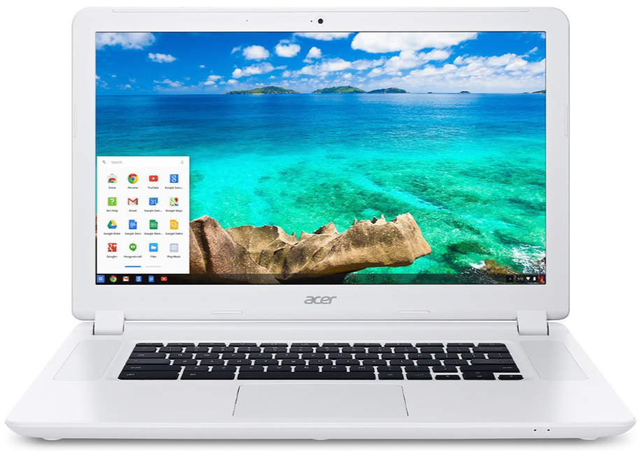 Acer Chromebook 15 (Model ZRF) – Refurbished | 15.6" | White | ChromeOS