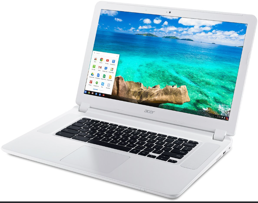 Acer Chromebook 15 (Model ZRF) – Refurbished | 15.6" | White | ChromeOS