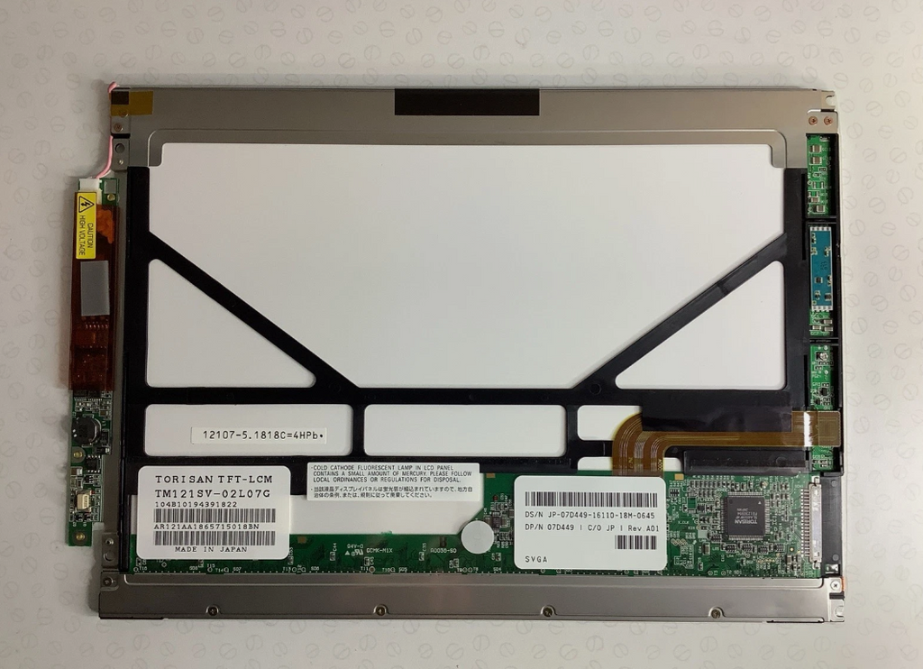Torisan TM121SV-02L07G 12.1" SVGA LCD Laptop Screen Display Panel 800 x 600