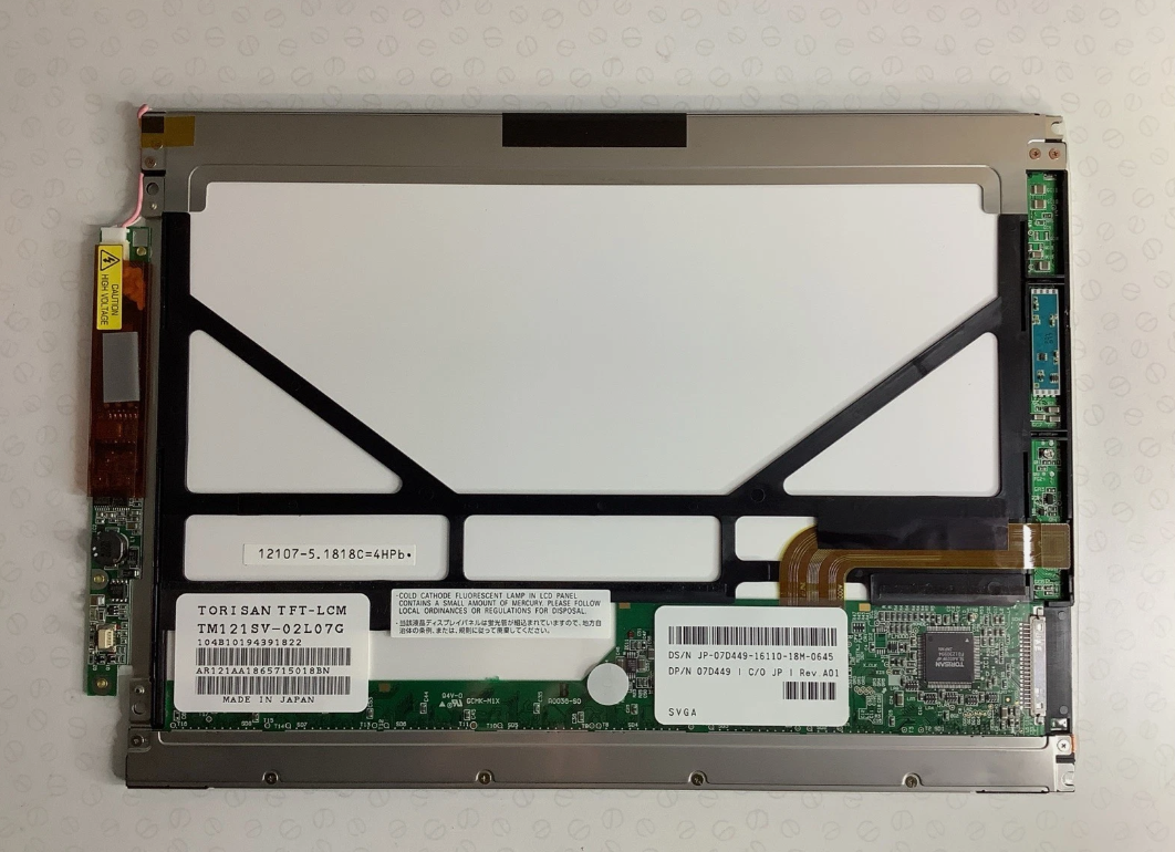 Torisan TM121SV-02L07G 12.1" SVGA LCD Laptop Screen Display Panel 800 x 600