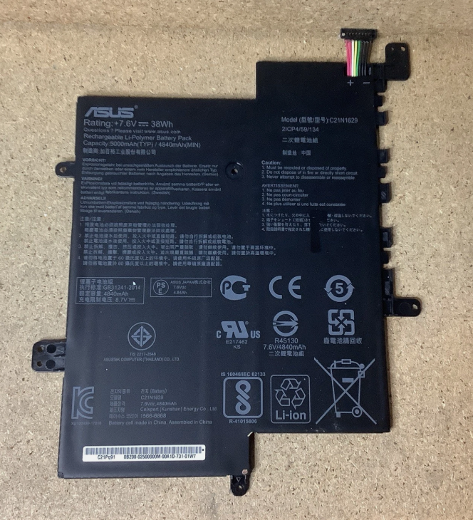 Genuine C21N1629 Battery for Asus Vivobook X207NA R203MA E203NA-FD029TS 4840mAh
