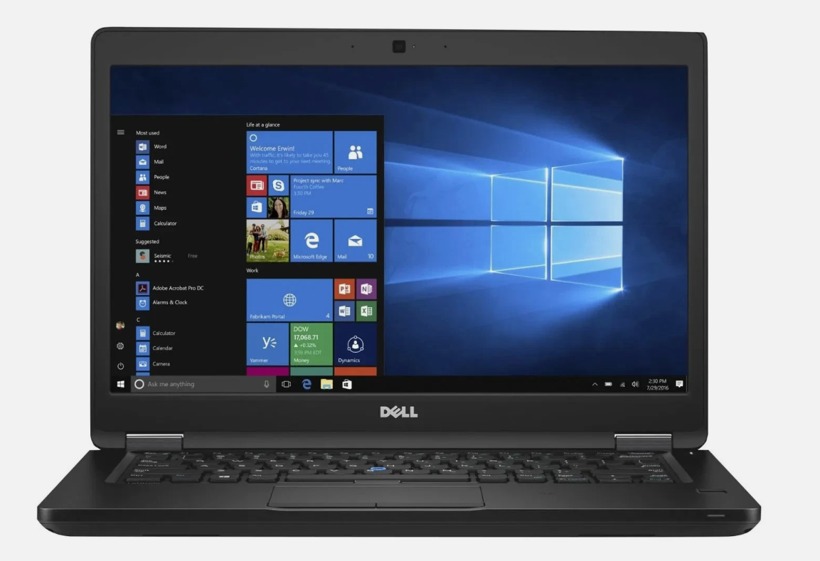 Refurbished Dell Latitude 5480 Laptop | Intel i7 6th Gen | 8GB RAM | 128GB SSD | 14" | Windows 11 Pro