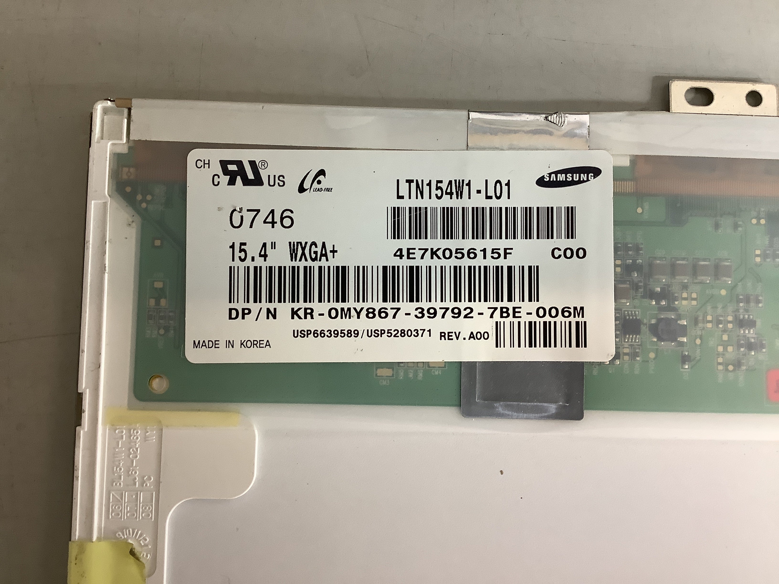 LTN154W1-L01 laptop screen image 4