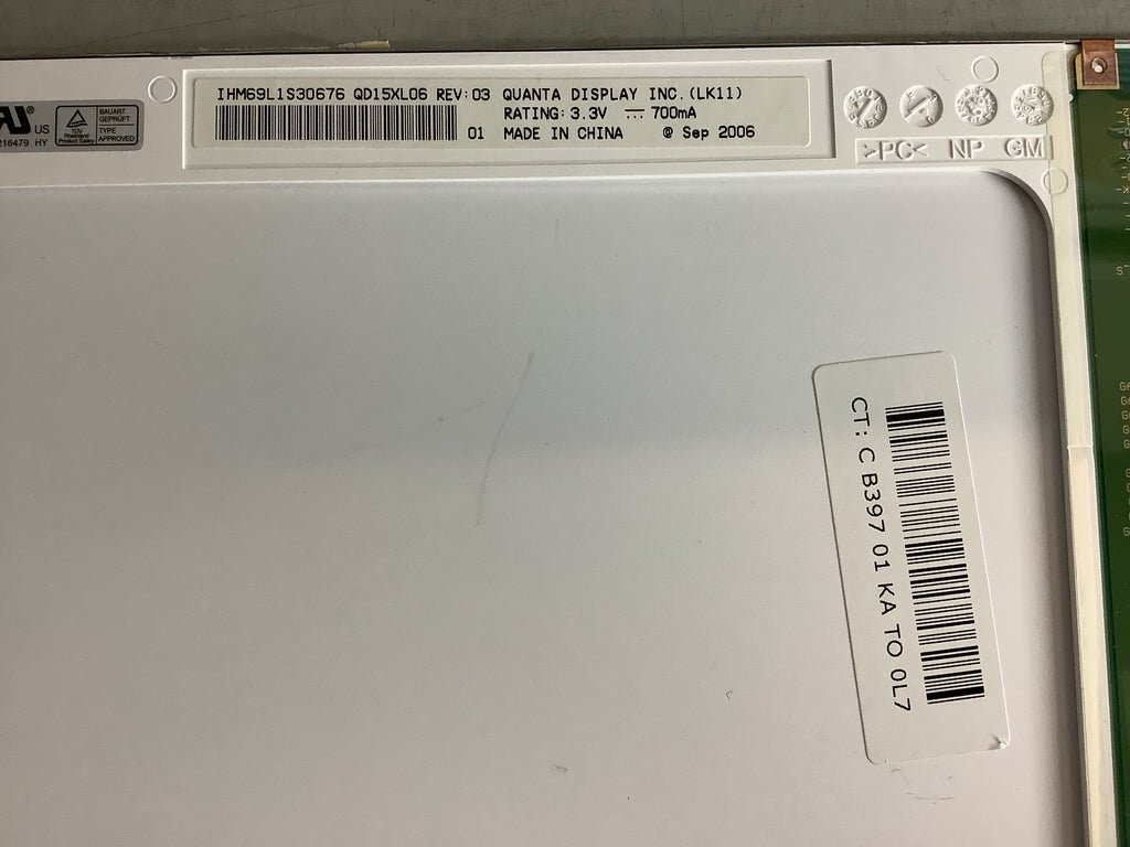 QD15XL06 REV:03 laptop screen image 4
