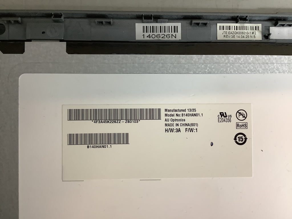 B140HAN01.1 laptop screen image 4