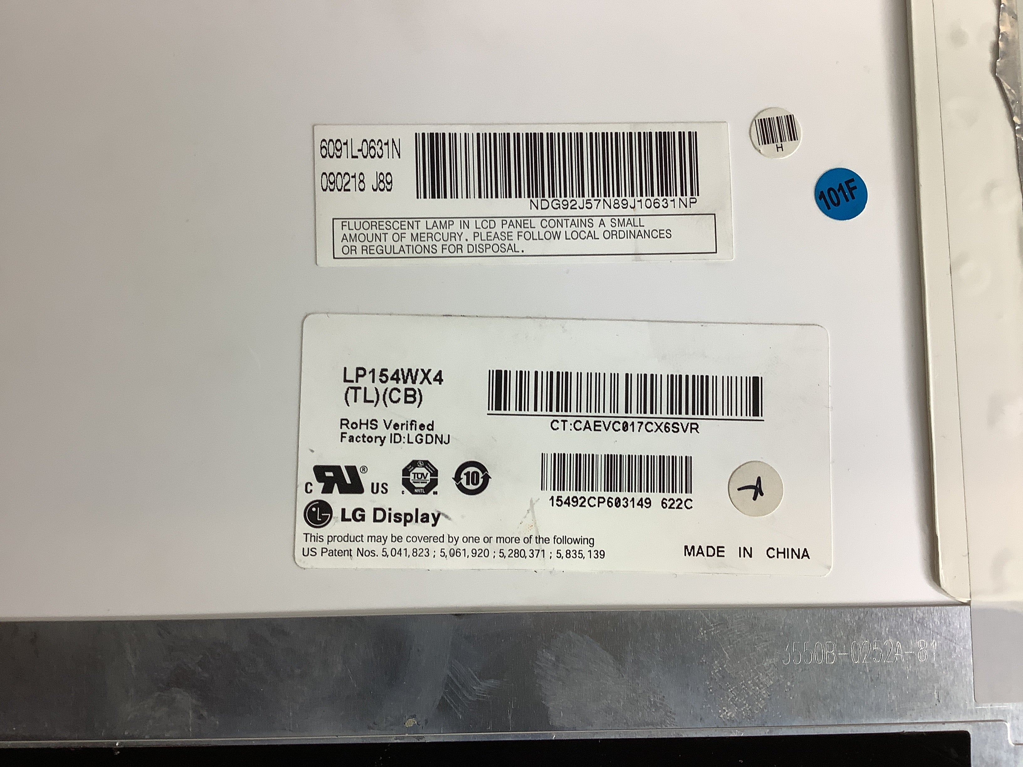 LP154WX4 (TL)(CB) laptop screen image 4