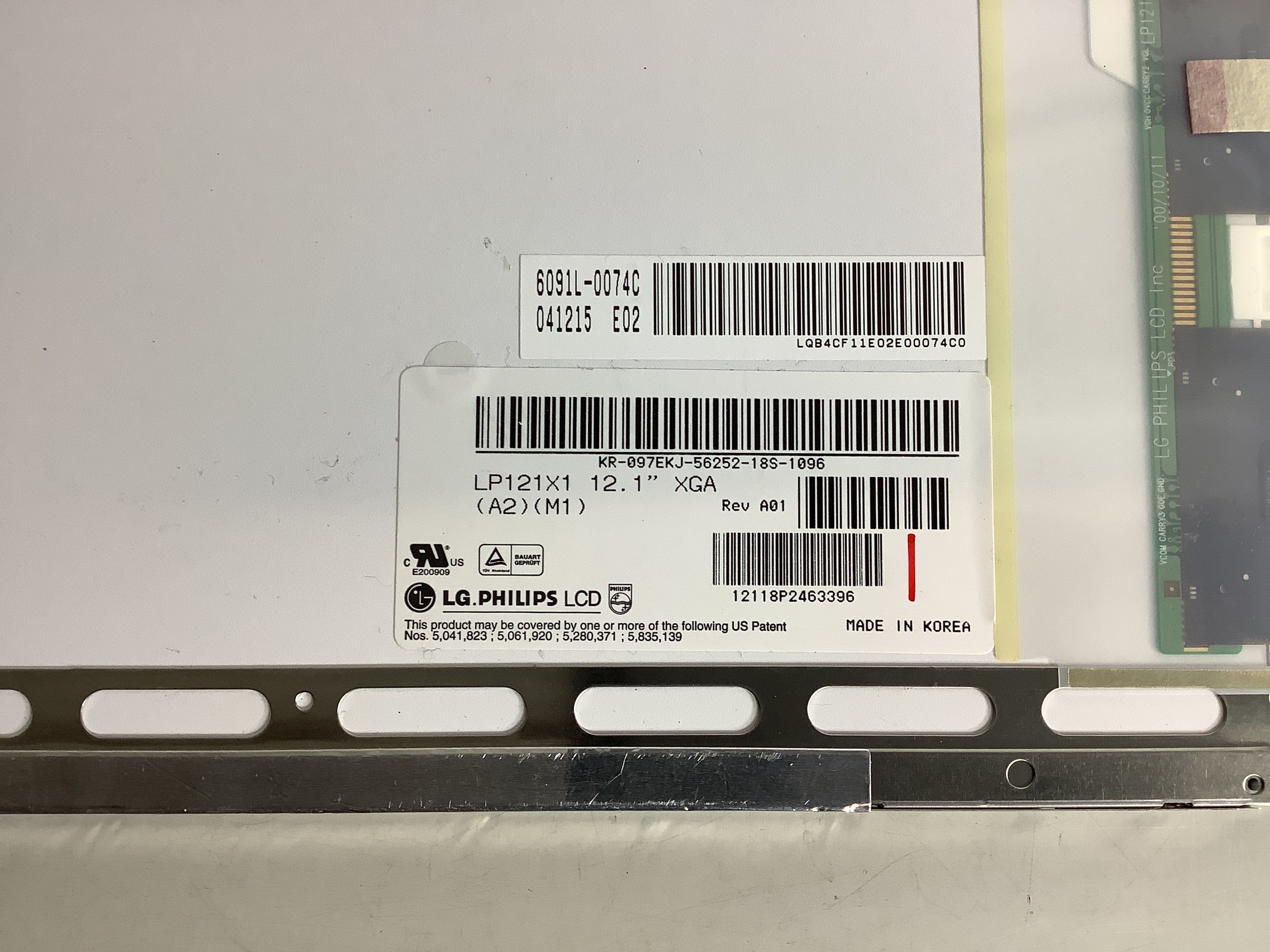 LP121X1 laptop screen image 10