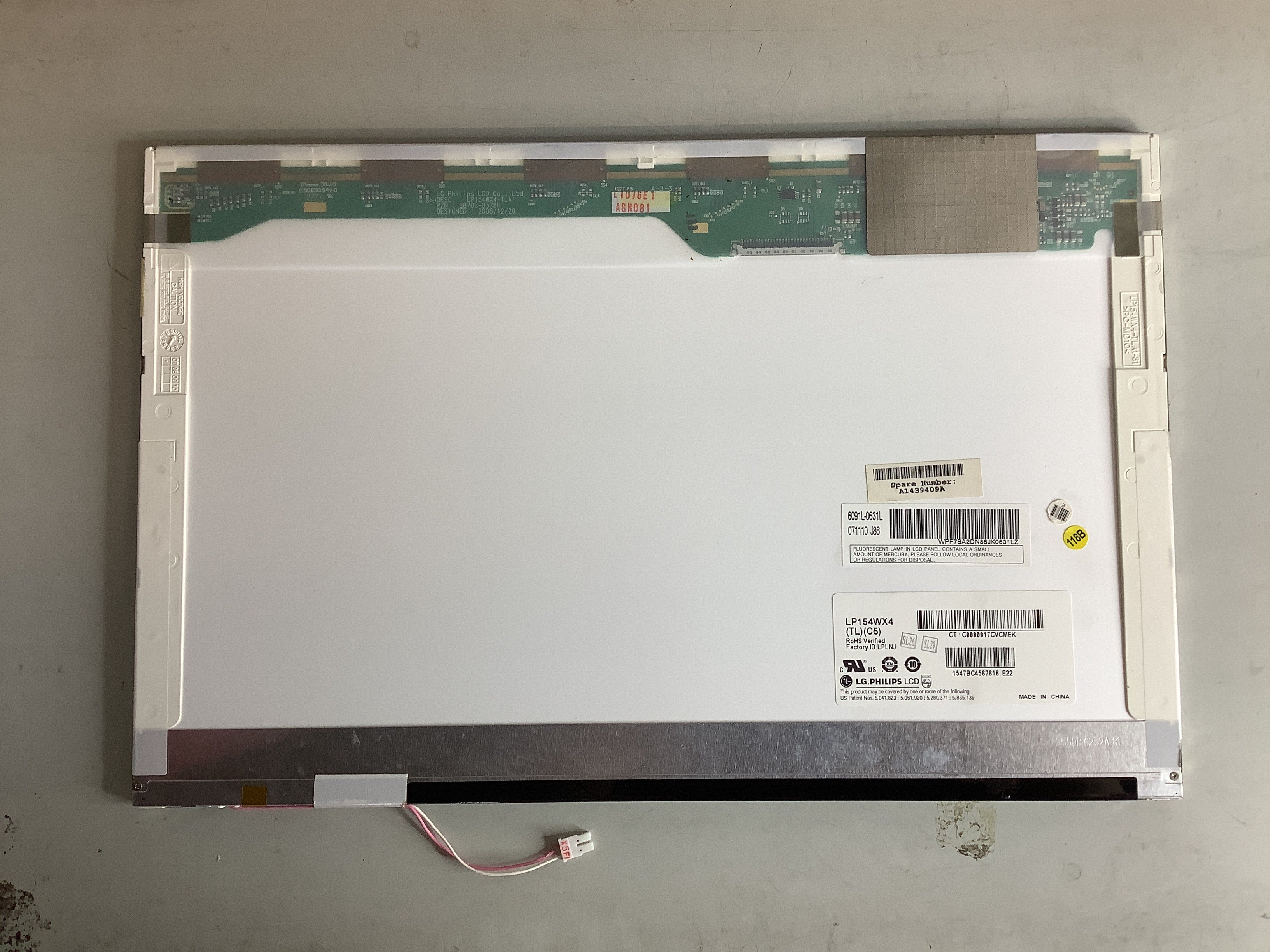 LP154WX4 (TL)(C5) laptop screen image 8