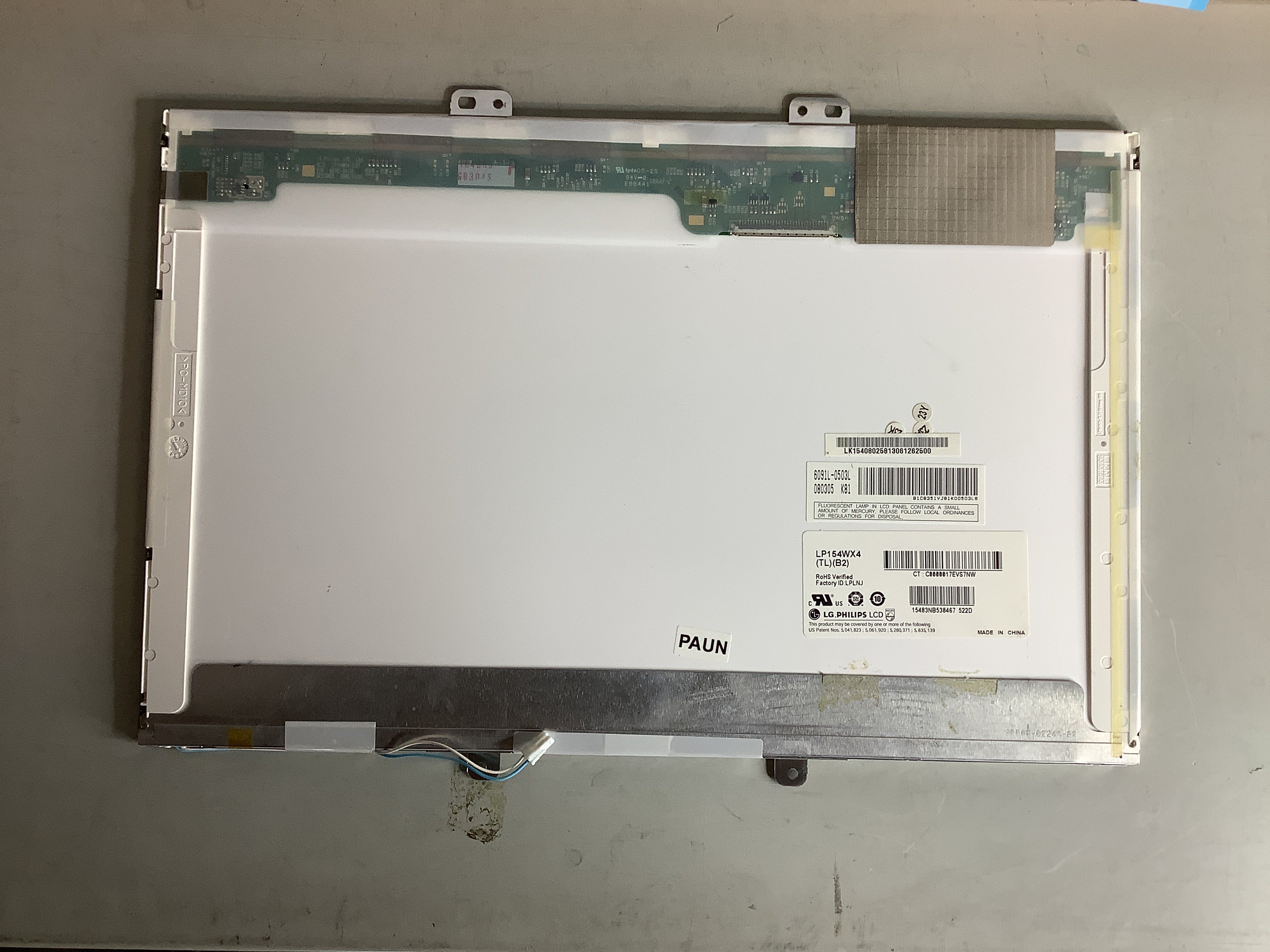 LP154WX4 laptop screen image 3