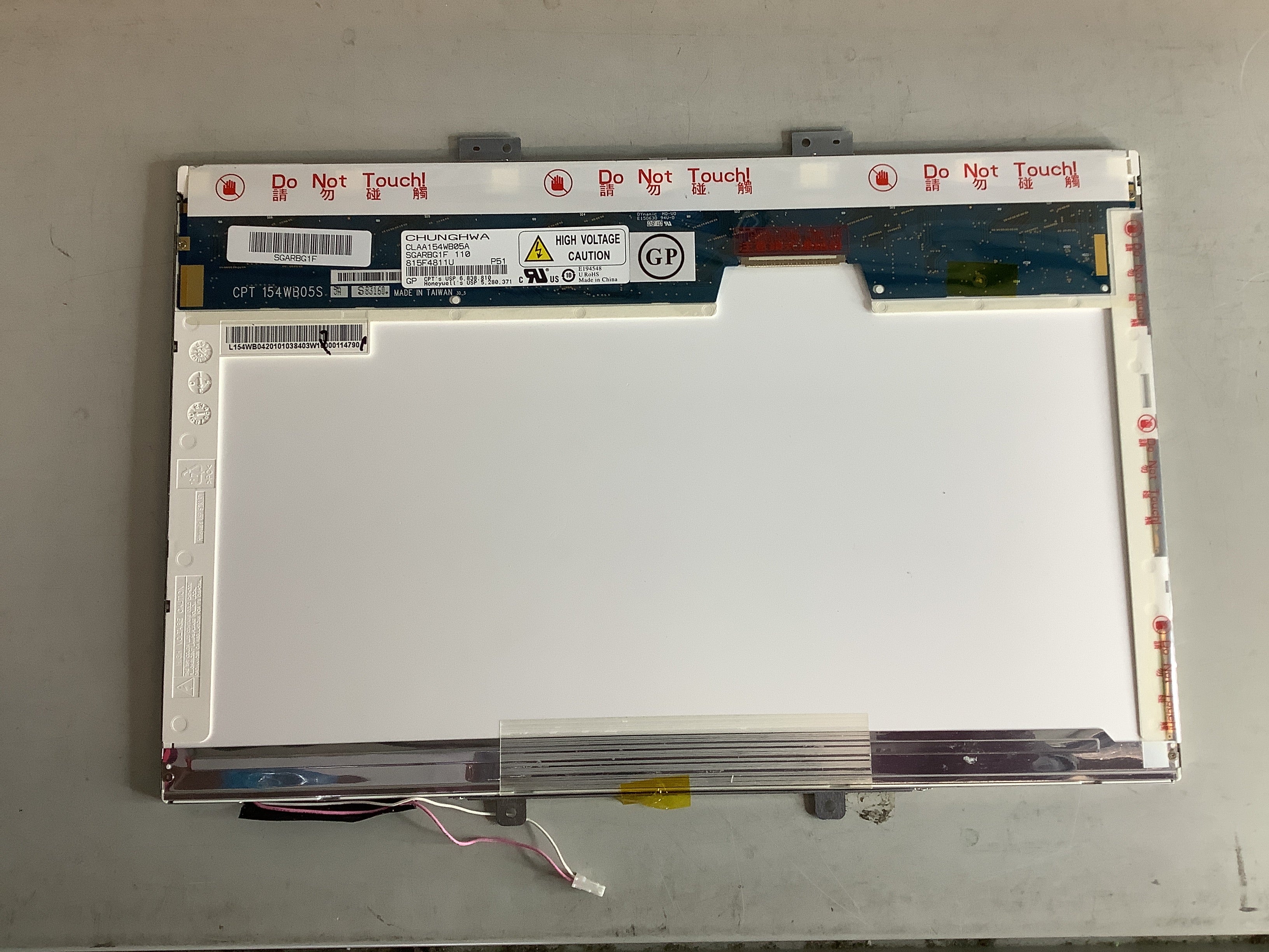 CLAA154WB05A laptop screen image 8