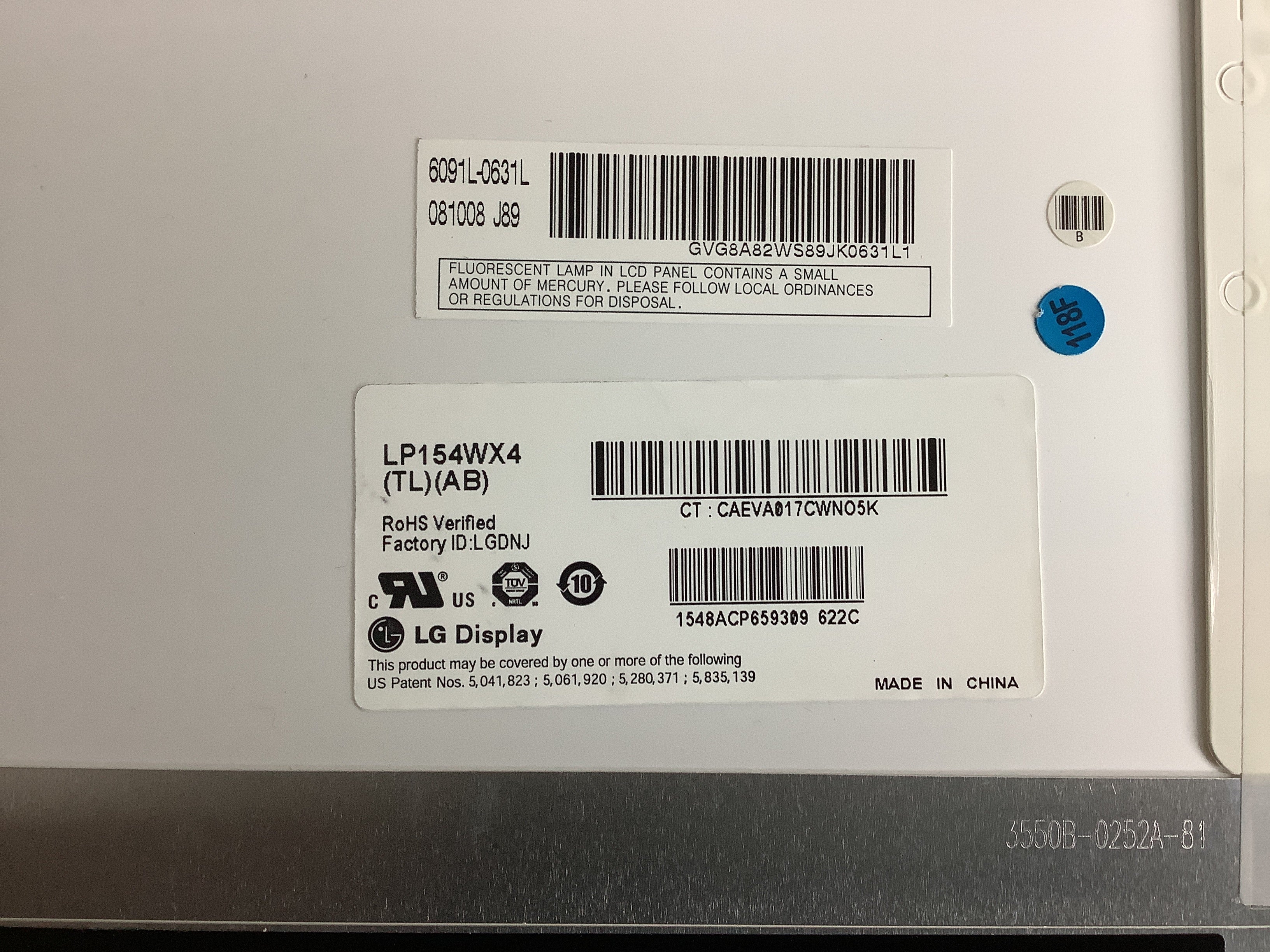 LP154WX4 (TL)(AB) laptop screen image 4