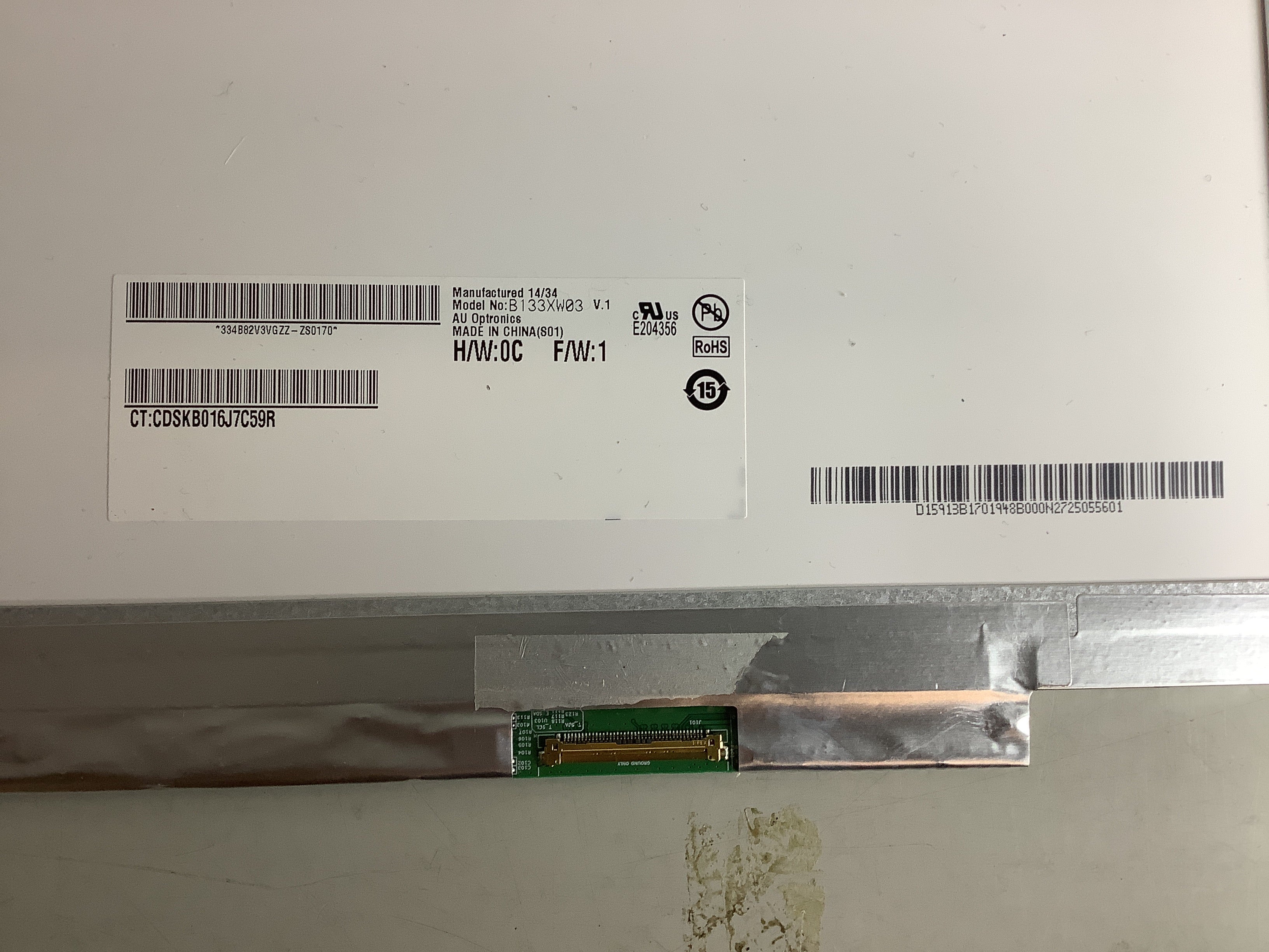 B133XW03 V.1 laptop screen image 4