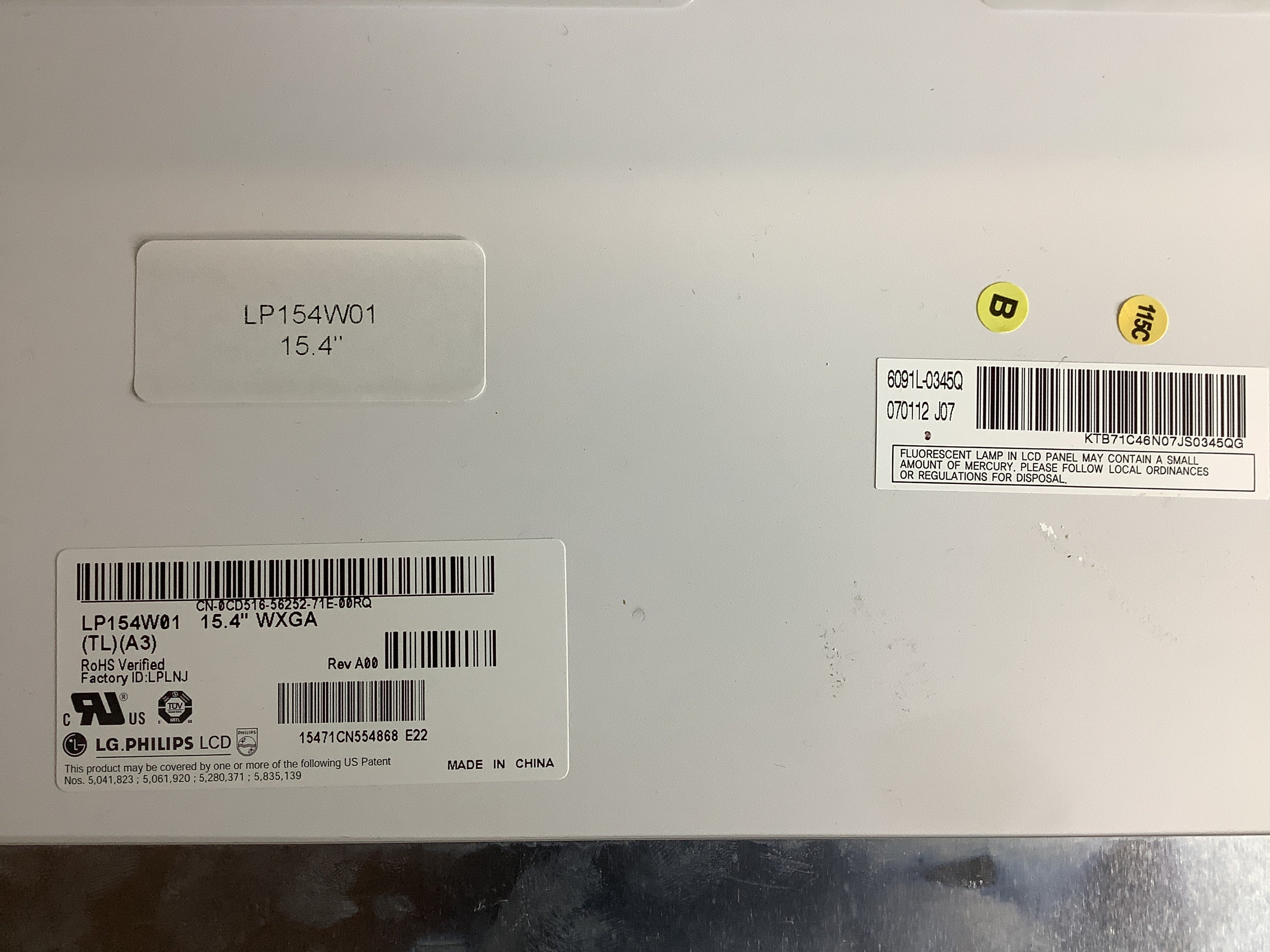 LP154W01 (TL)(A3) laptop screen image 4