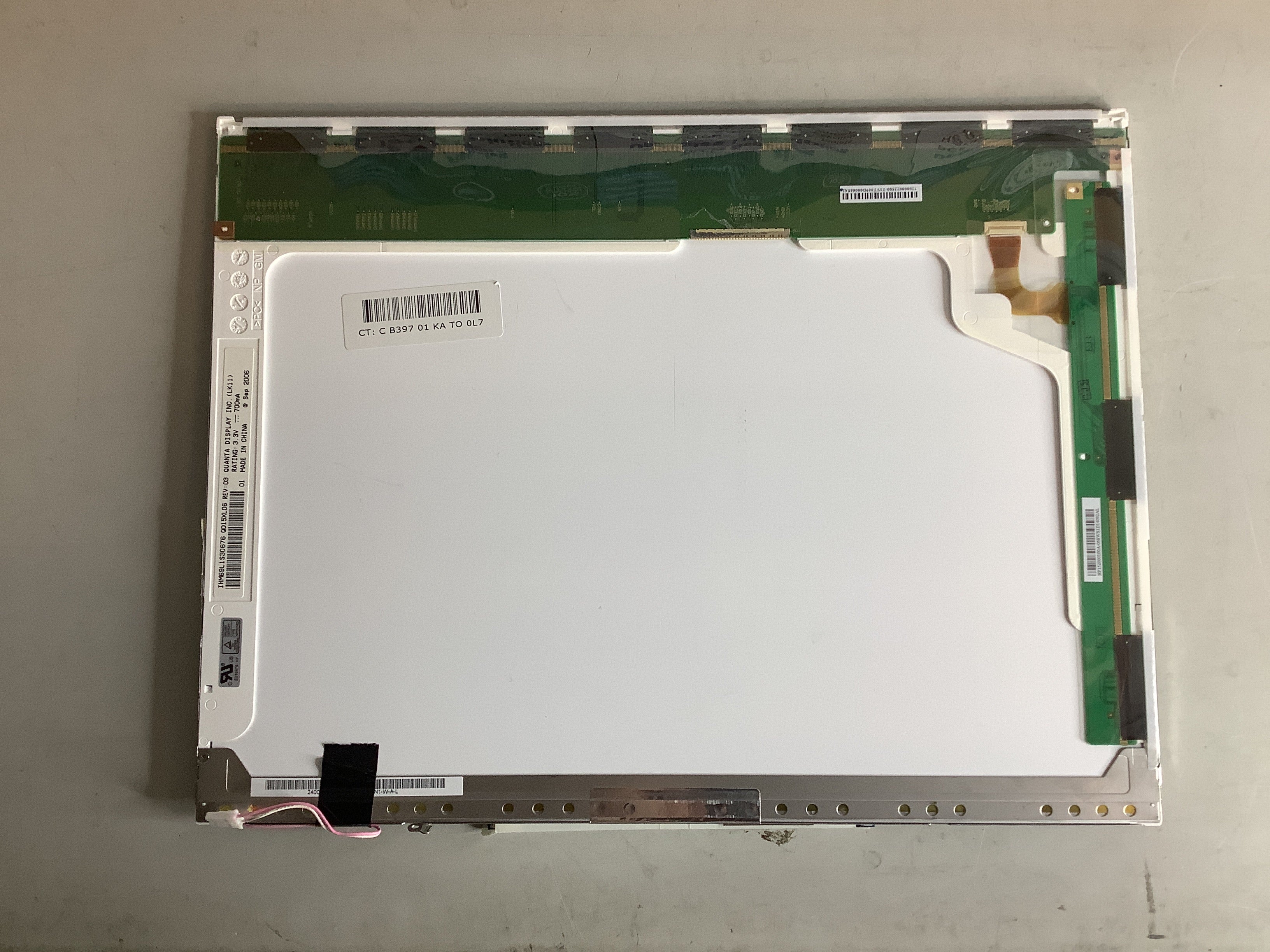 QD15XL06 REV:03 laptop screen image 3
