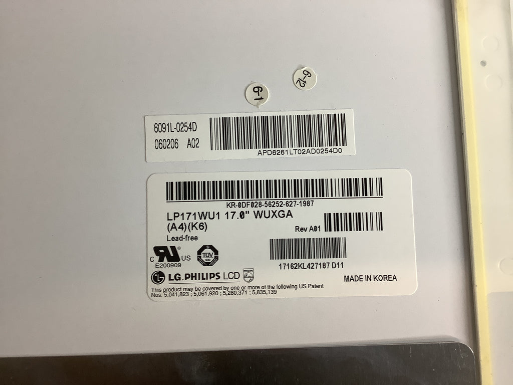 LP171WU1 (A4)(K6) laptop screen image 4
