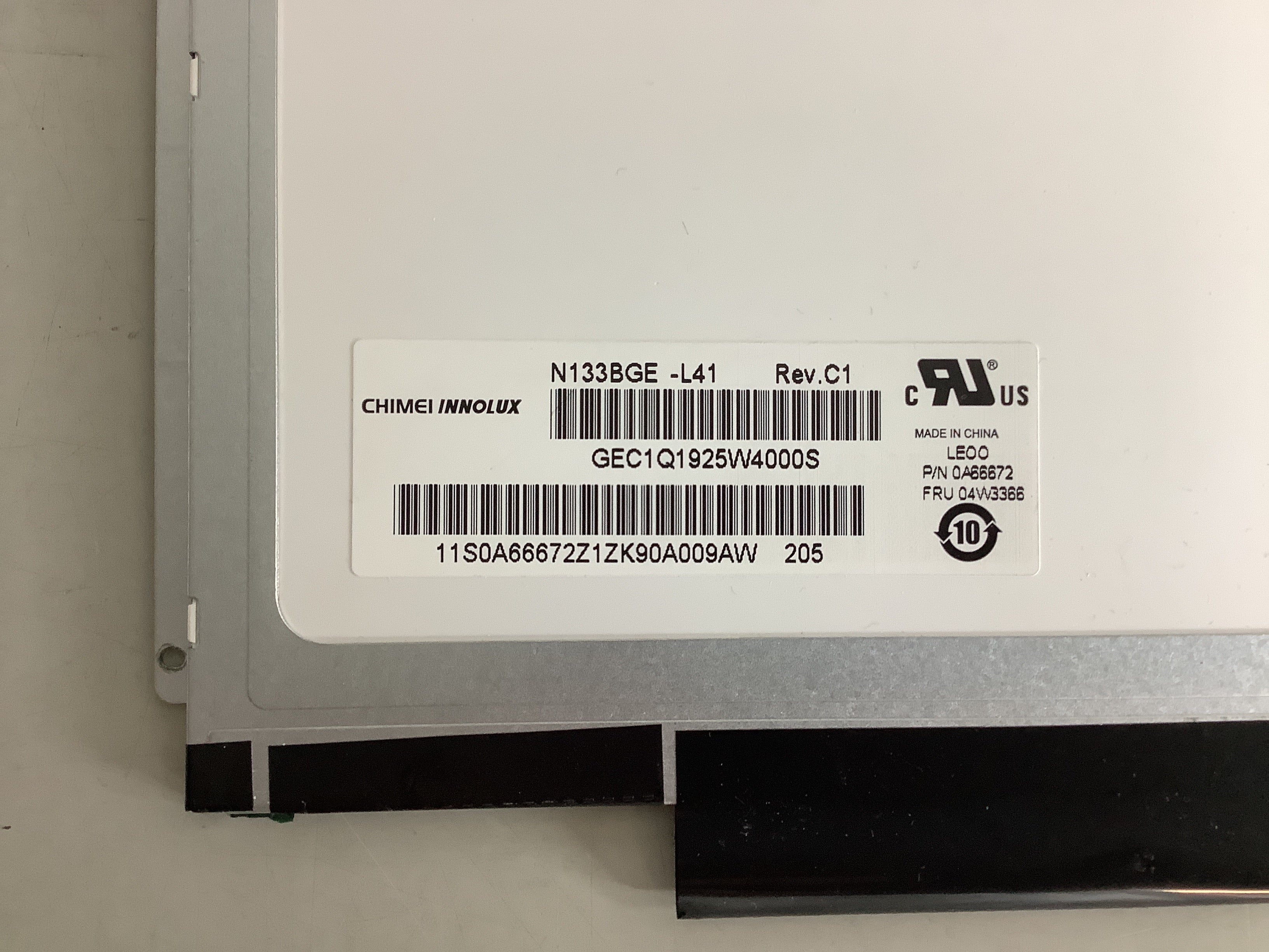 N133BGE -L41 laptop screen image 4