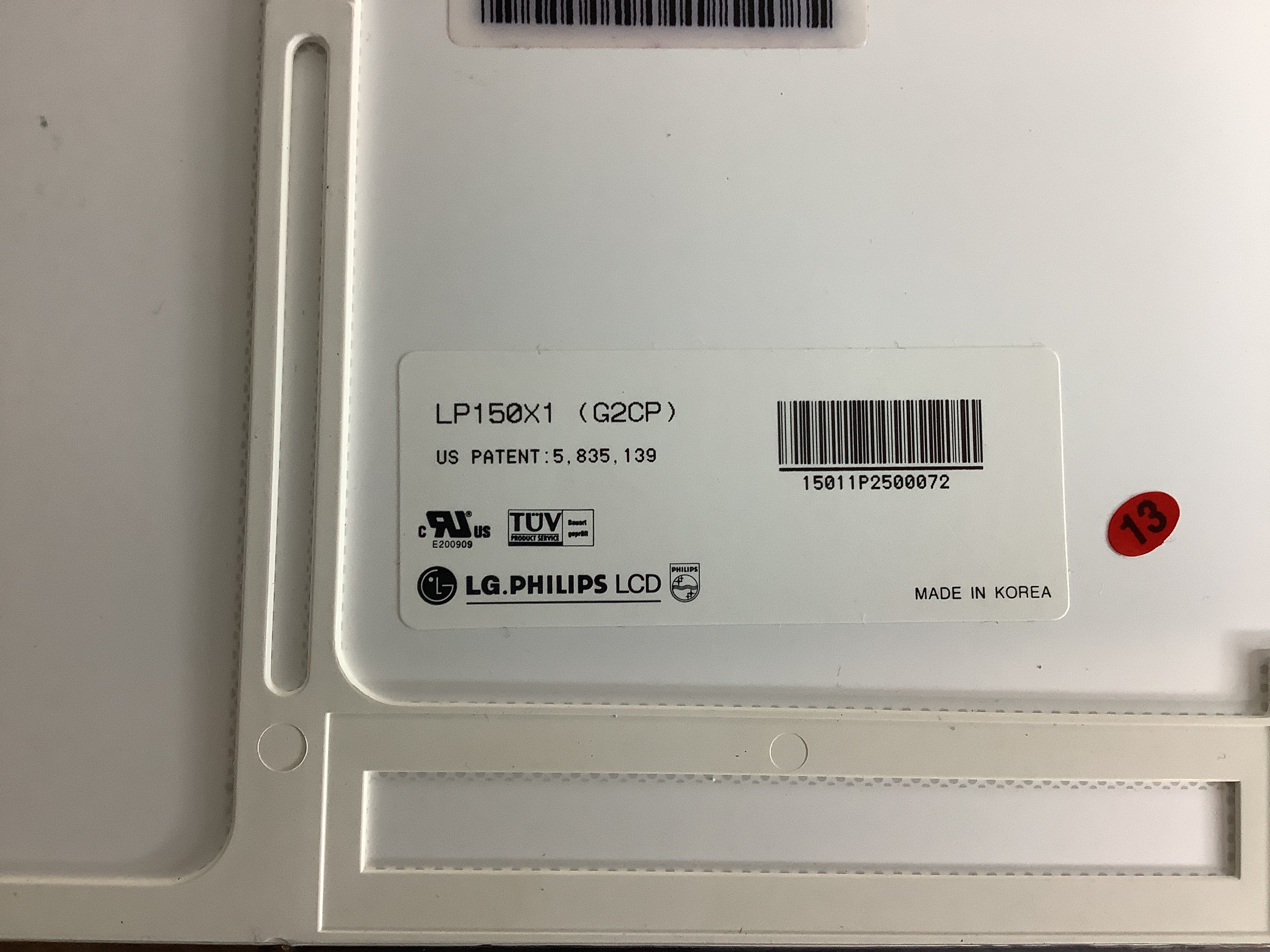 LP150X1 (G2CP) laptop screen image 4