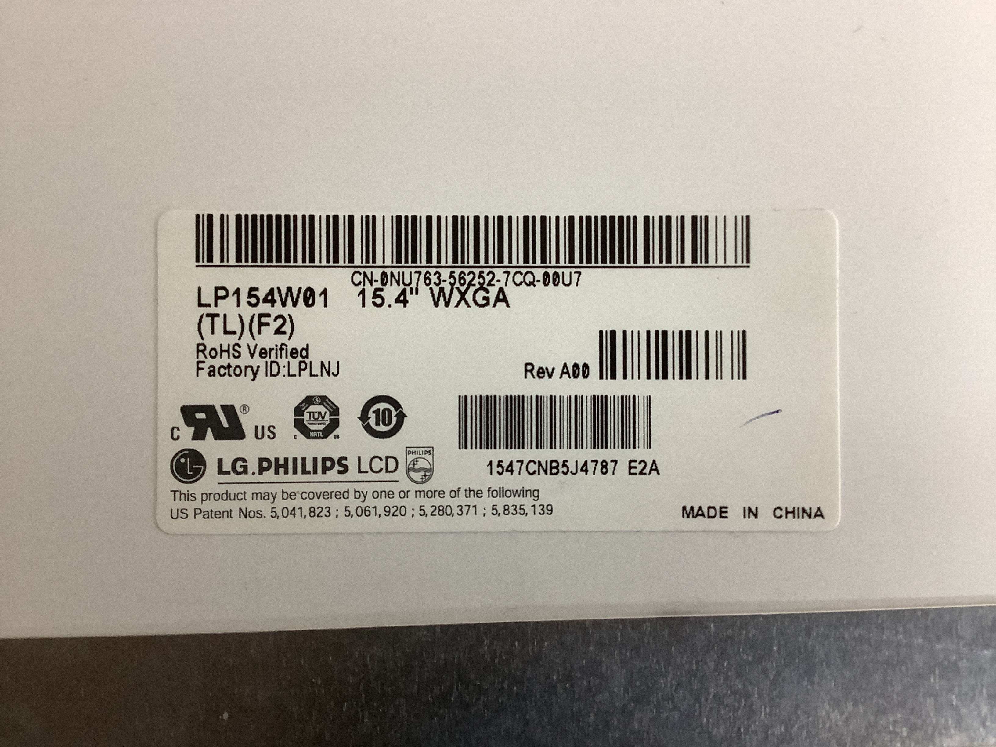 LP154W01 (TL)(F2) laptop screen image 4