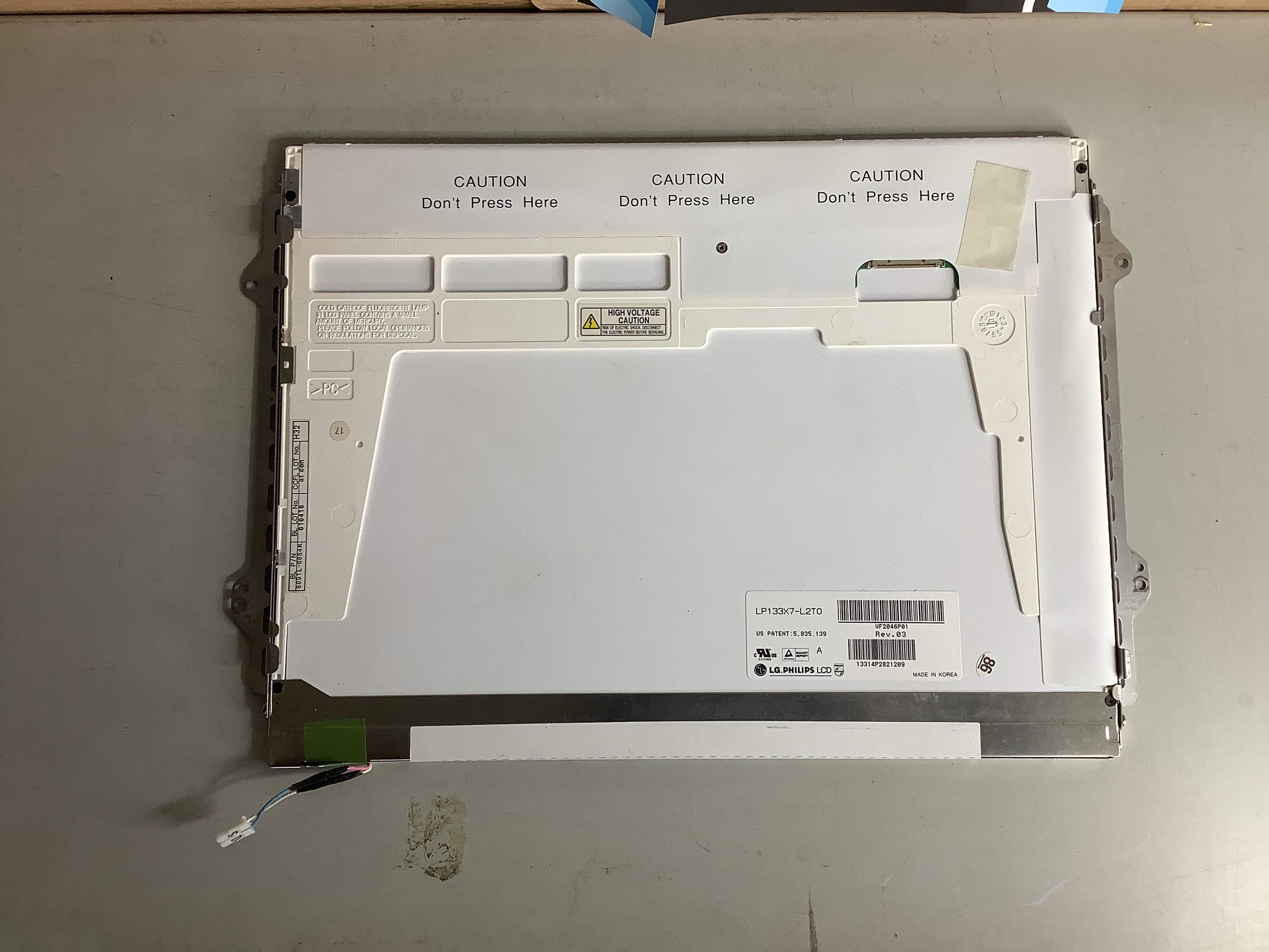 LP133X7-L2TO laptop screen image 3
