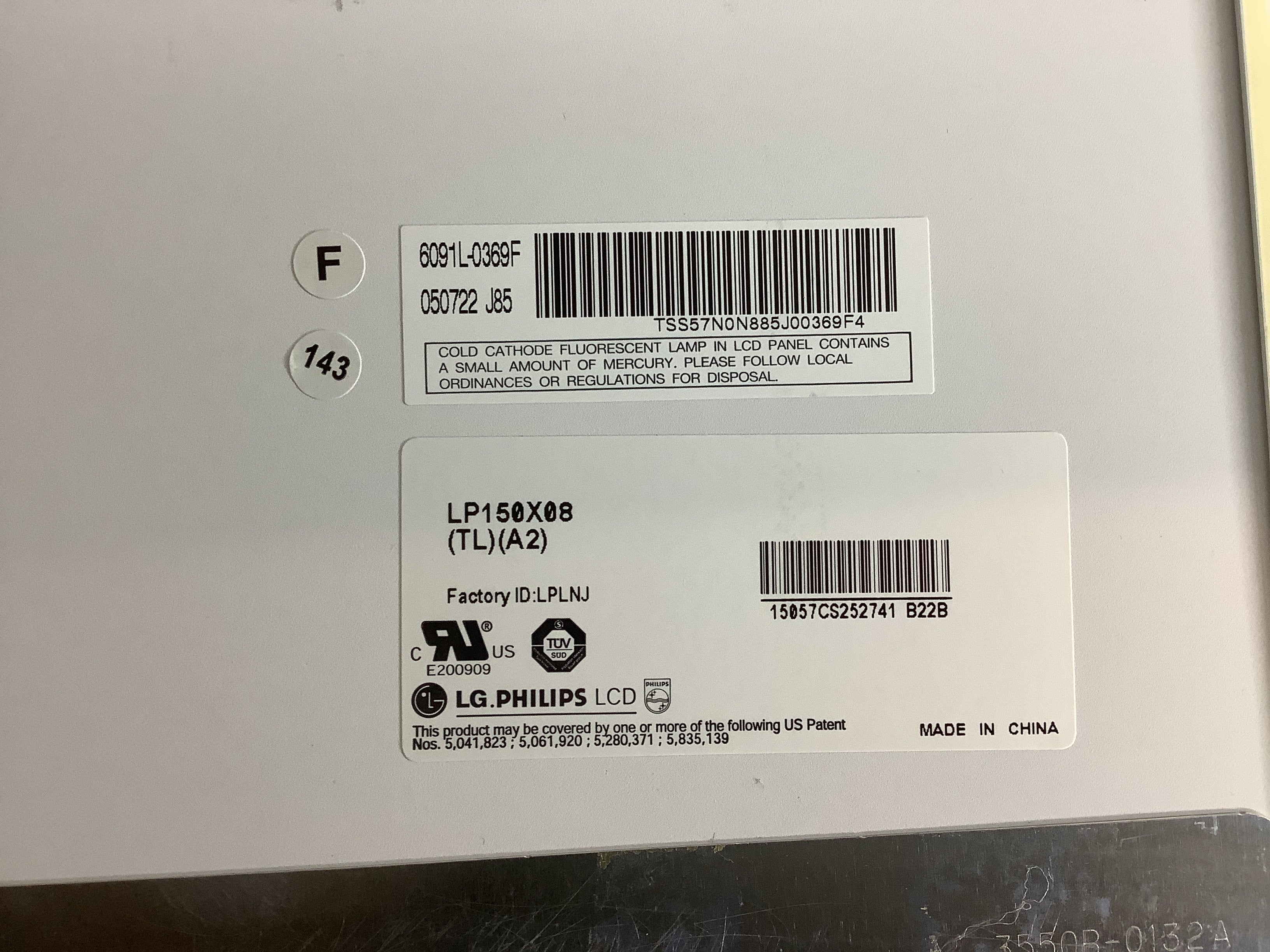 LP150X08 (TL)(A2) laptop screen image 4