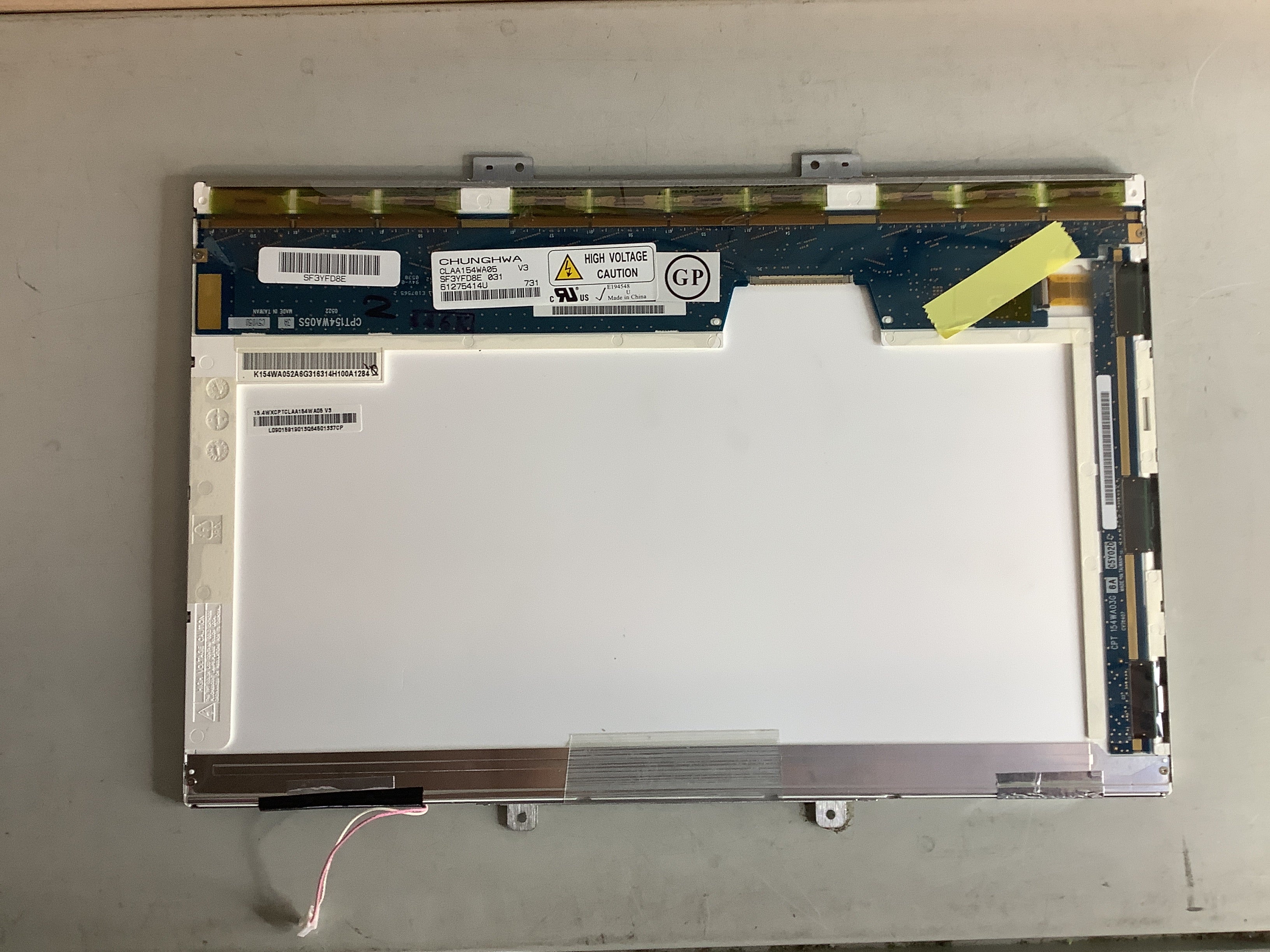 CLAA154WA05 V3 laptop screen image 3