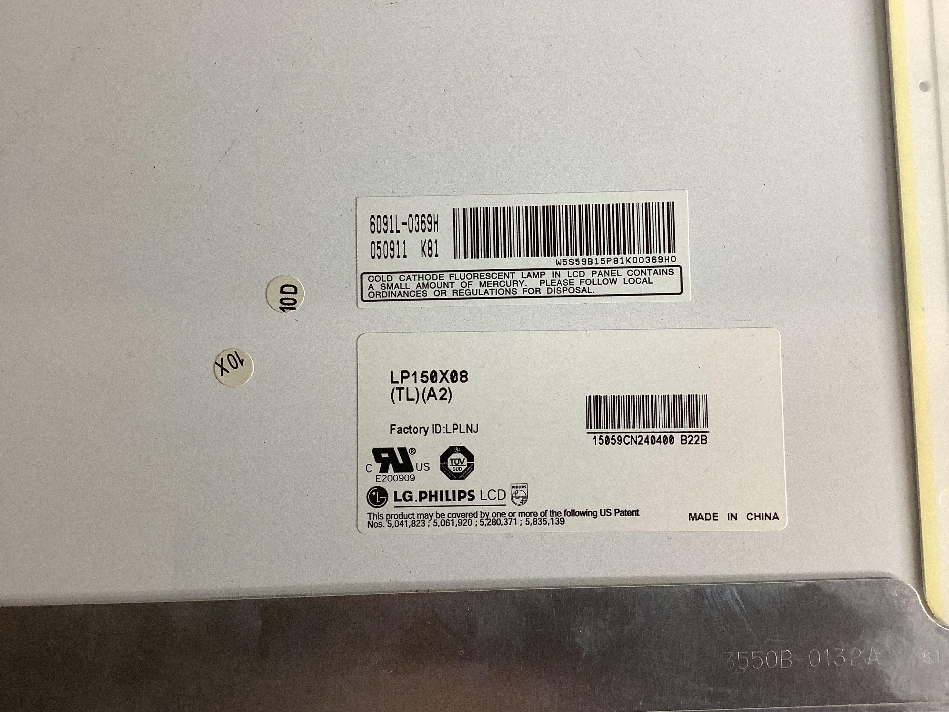 LP150X08 (TL)(A2) laptop screen image 10