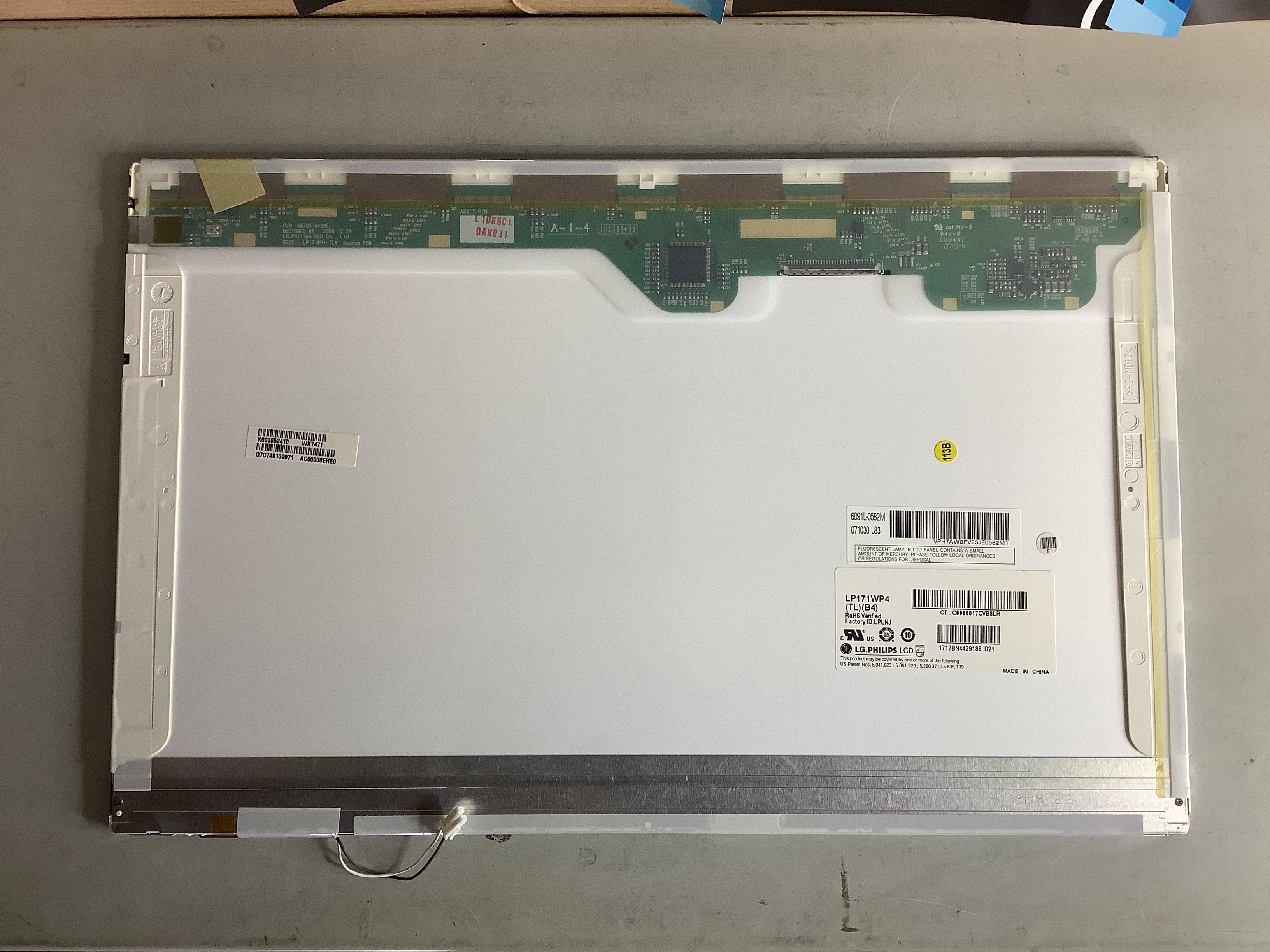 LP171WP4 (TL)(B4) laptop screen image 3