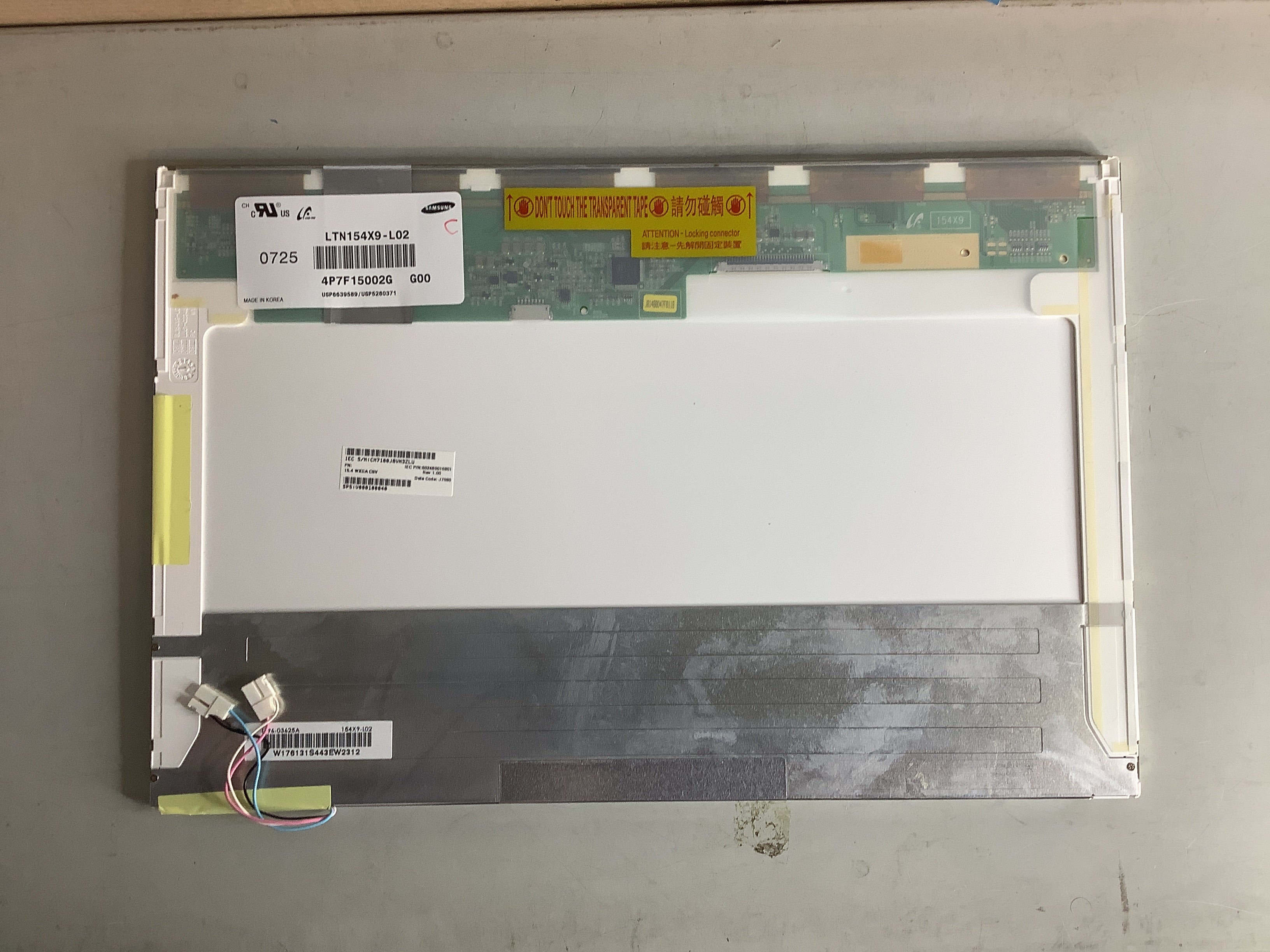 LTN154X9-L02 laptop screen image 3