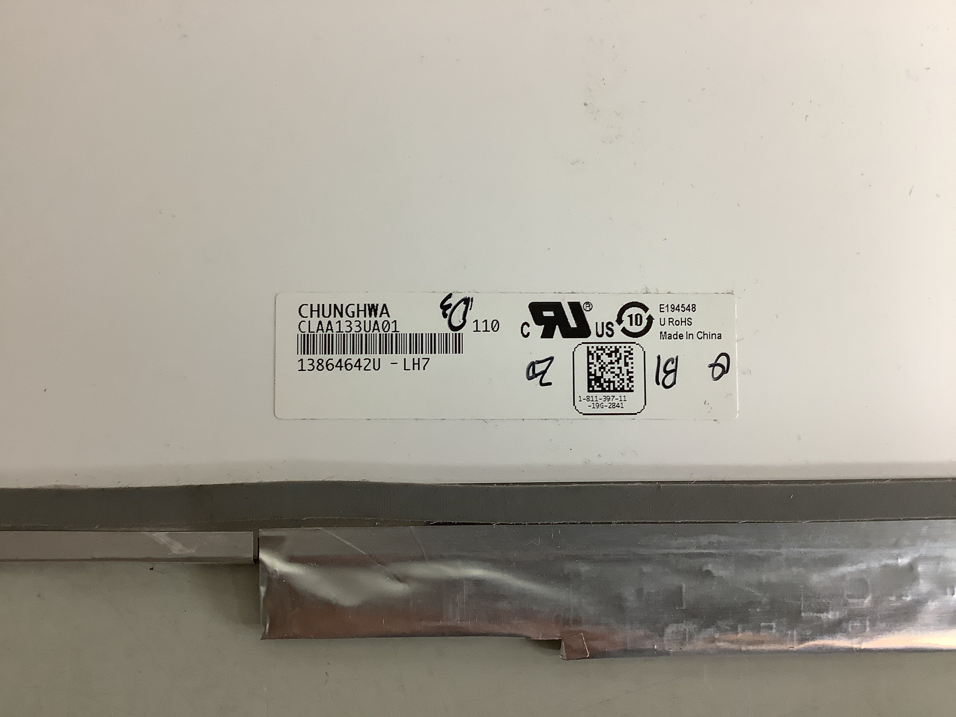 CLAA133UA01 laptop screen image 4
