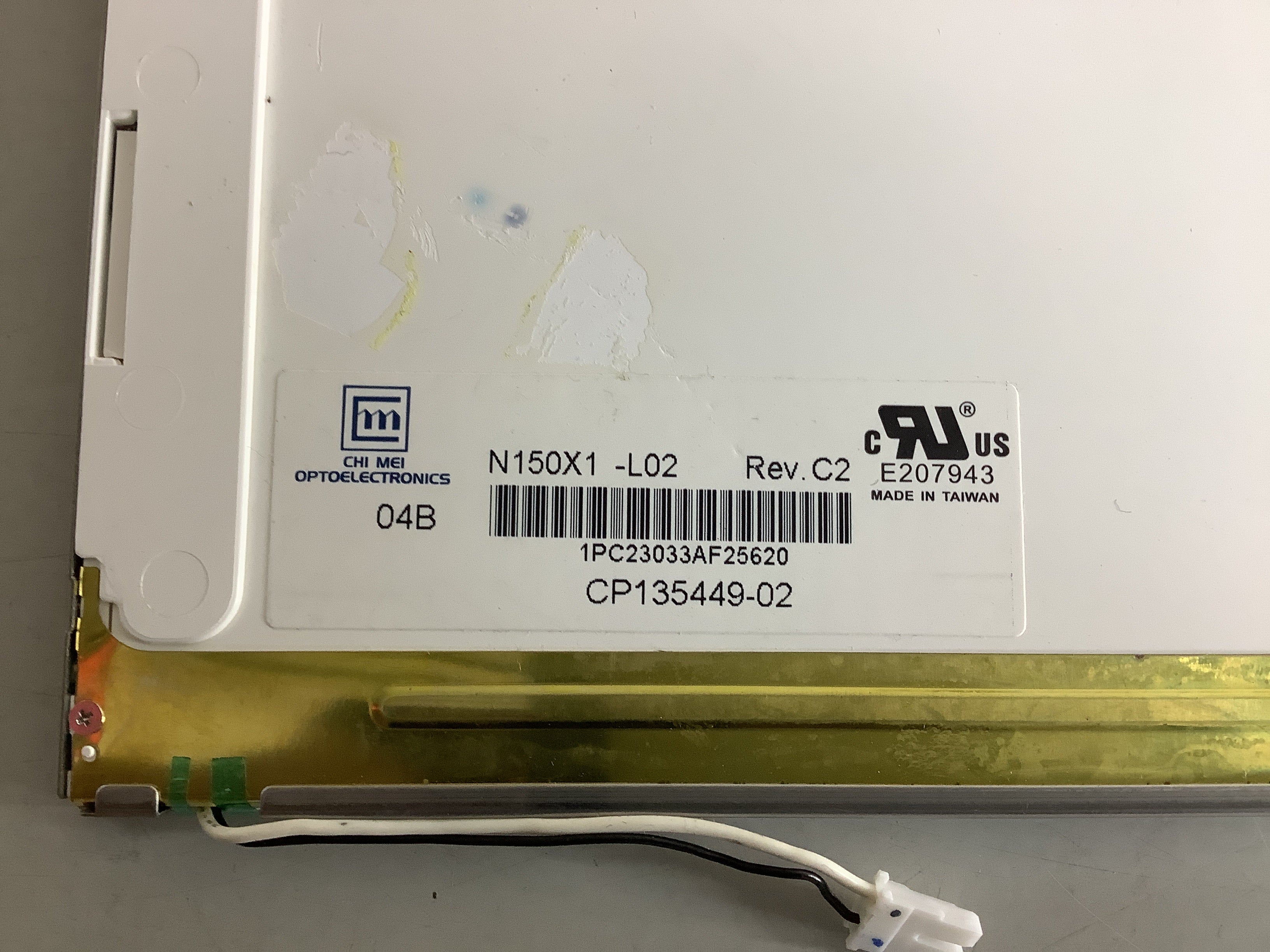 N150X1 -L02 Rev. C2 laptop screen image 4