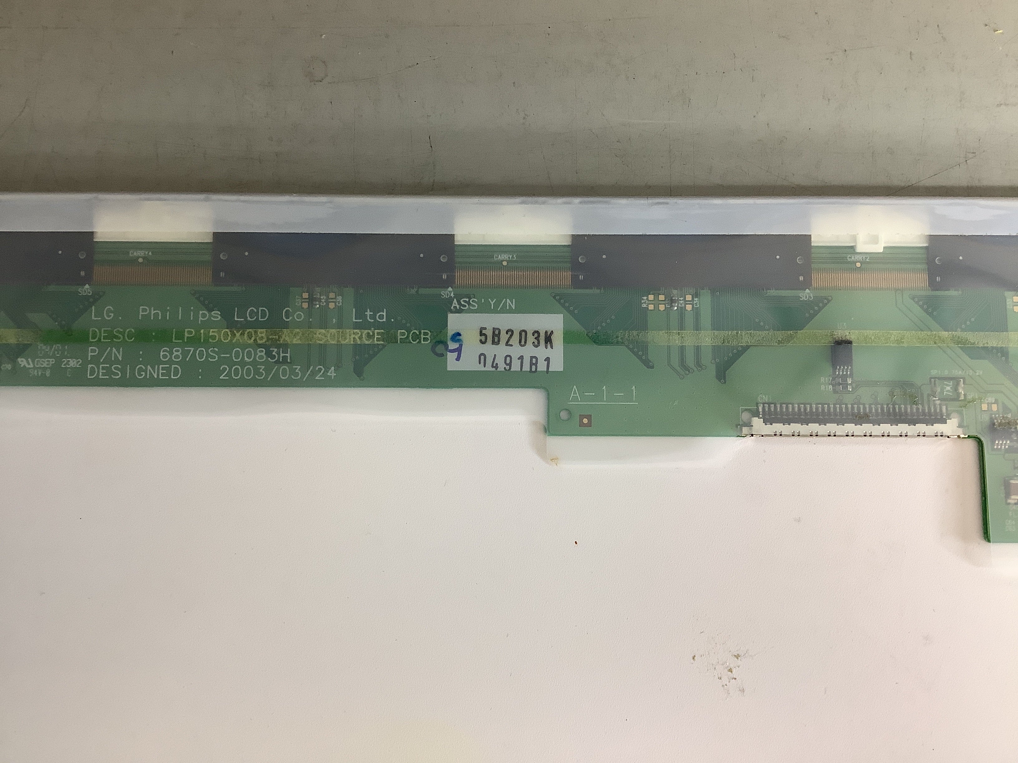LP150X08 (A3) laptop screen image 5