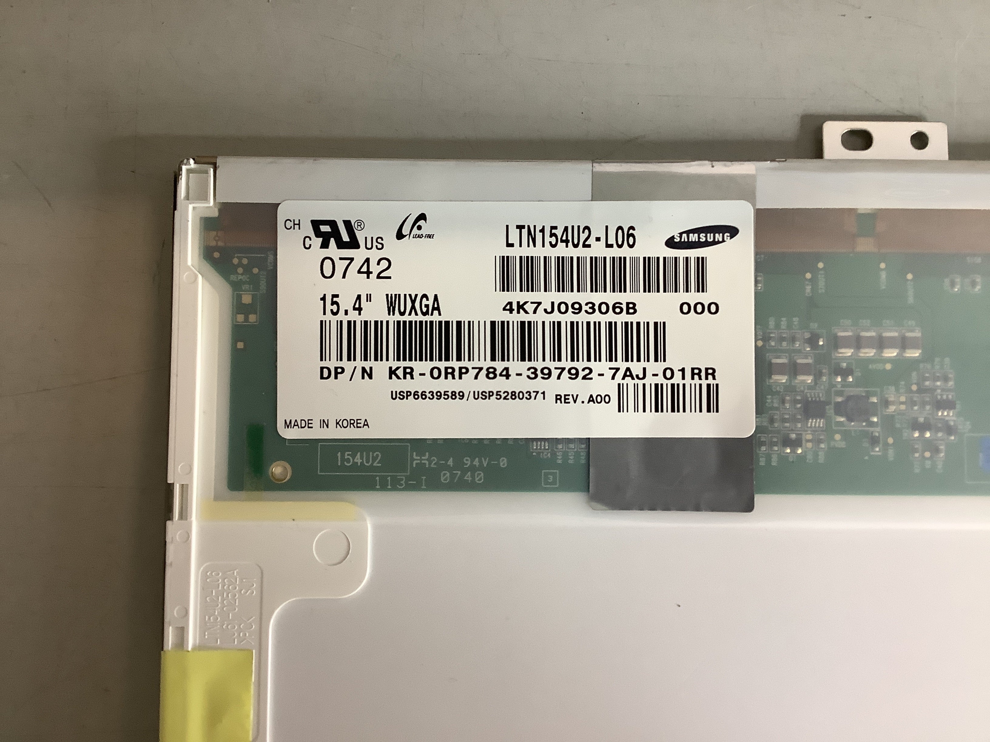 LTN154U2-L06 laptop screen image 4