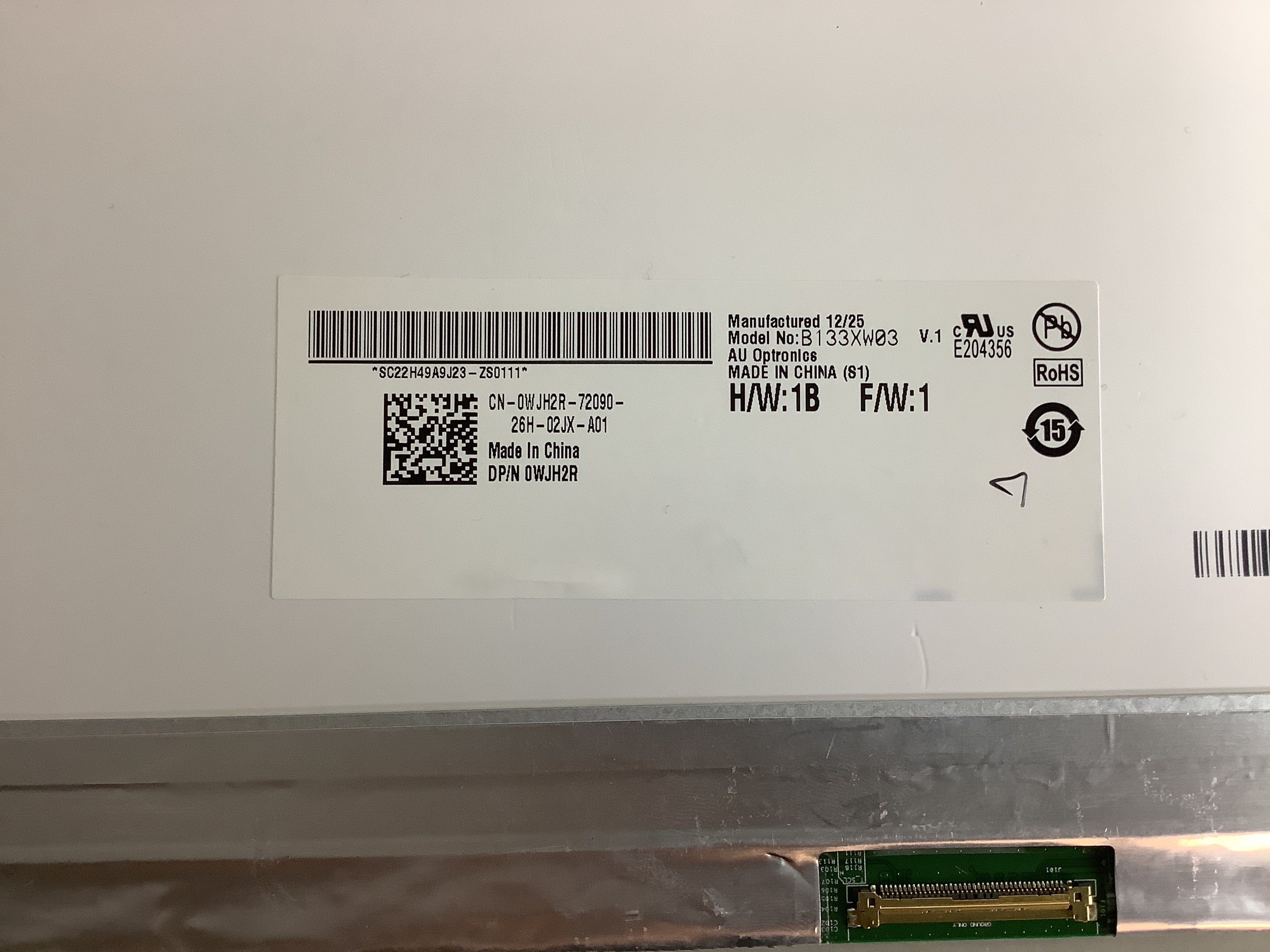 B133XW03 laptop screen image 4