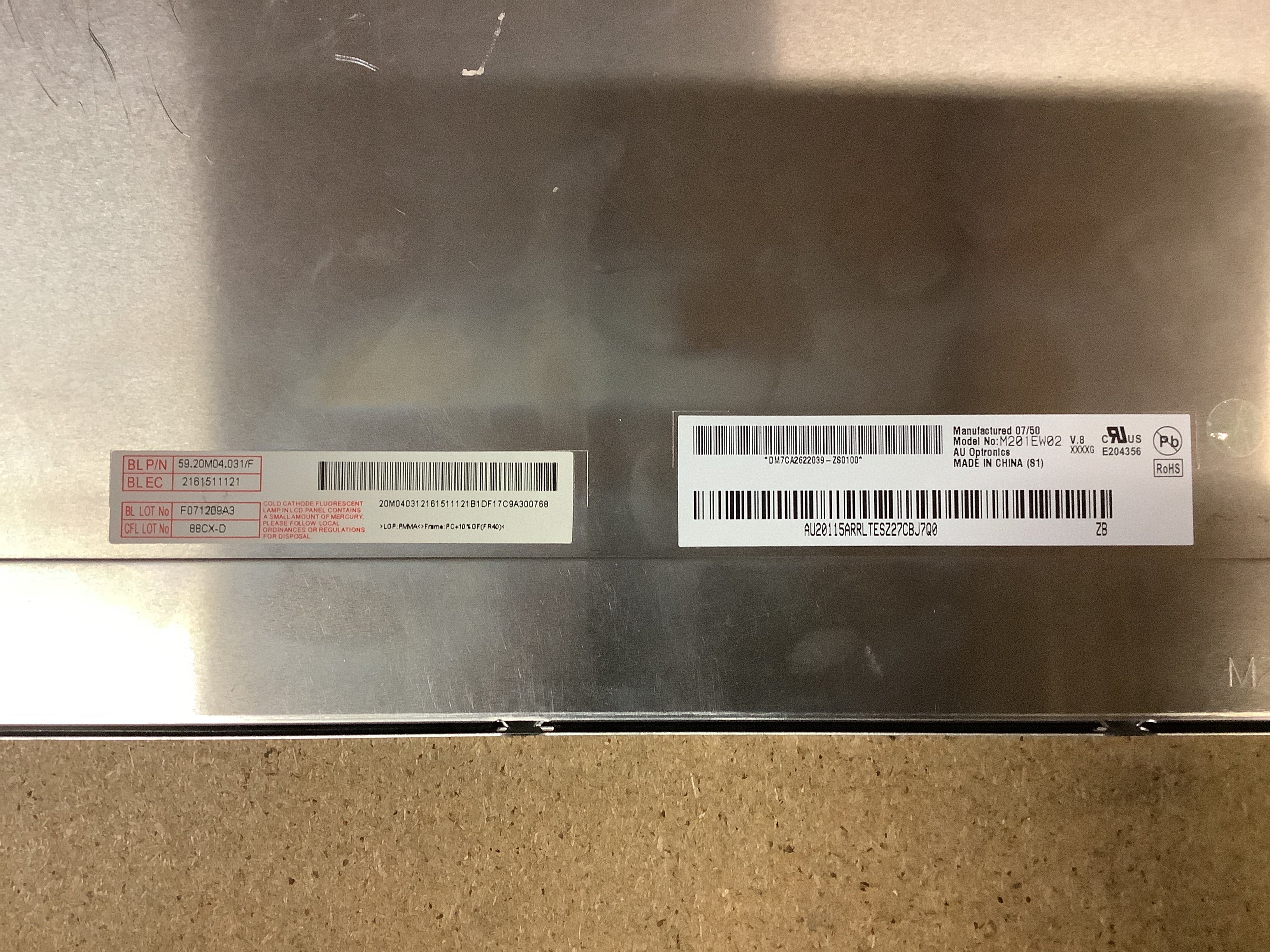 M201EW02 V.8 laptop screen image 4