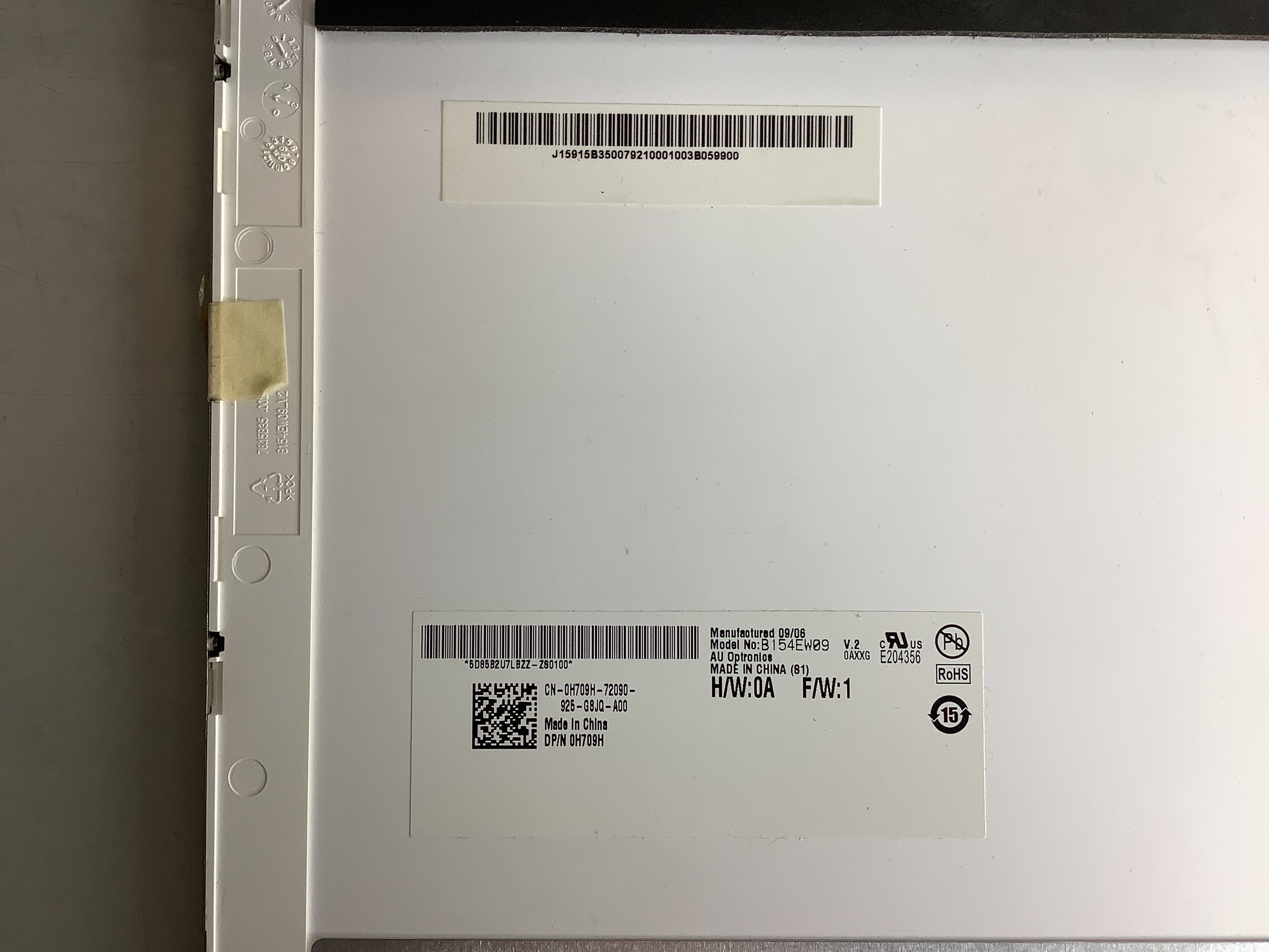 B154EW09 V.2 laptop screen image 3