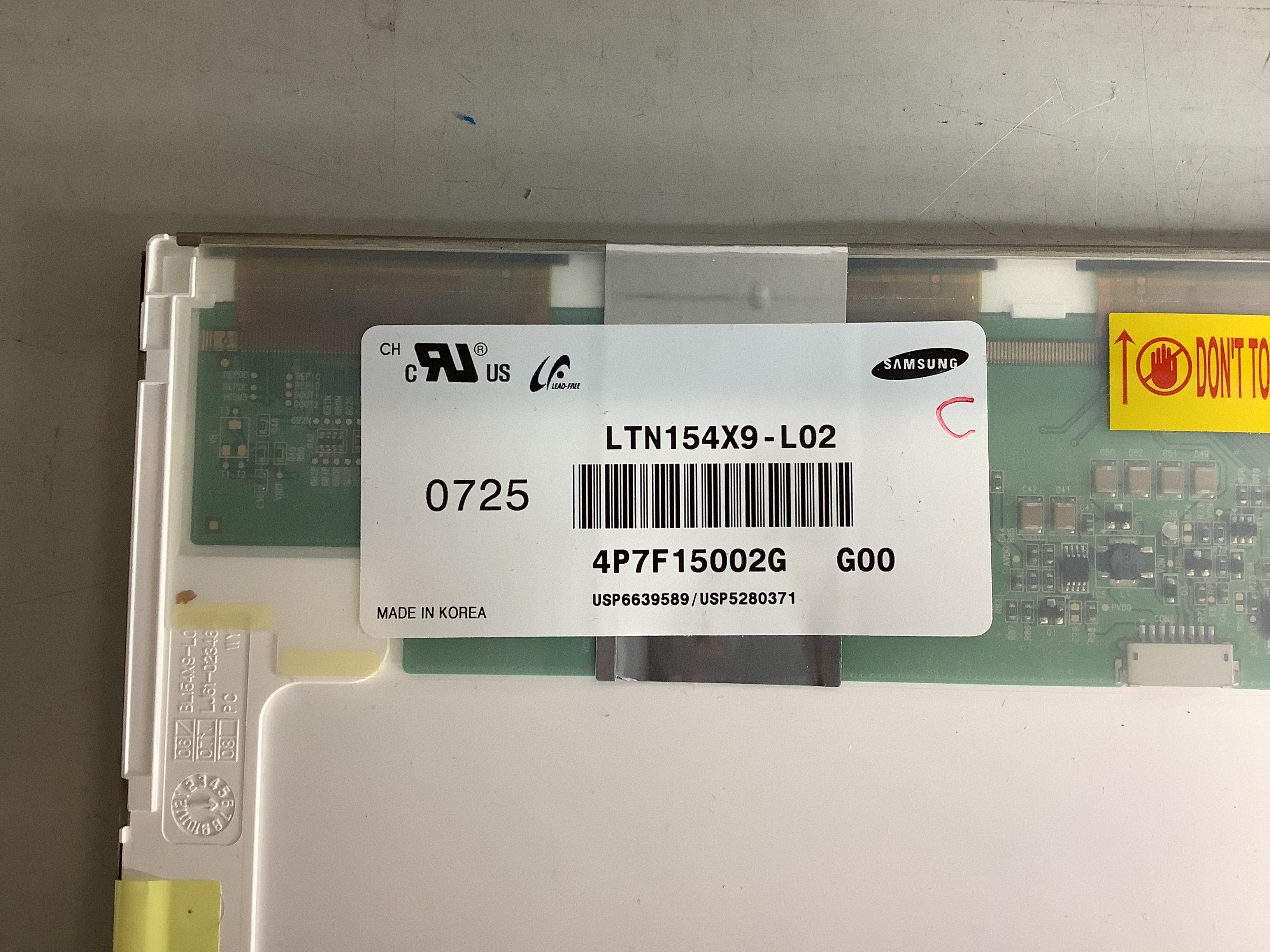 LTN154X9-L02 laptop screen image 4