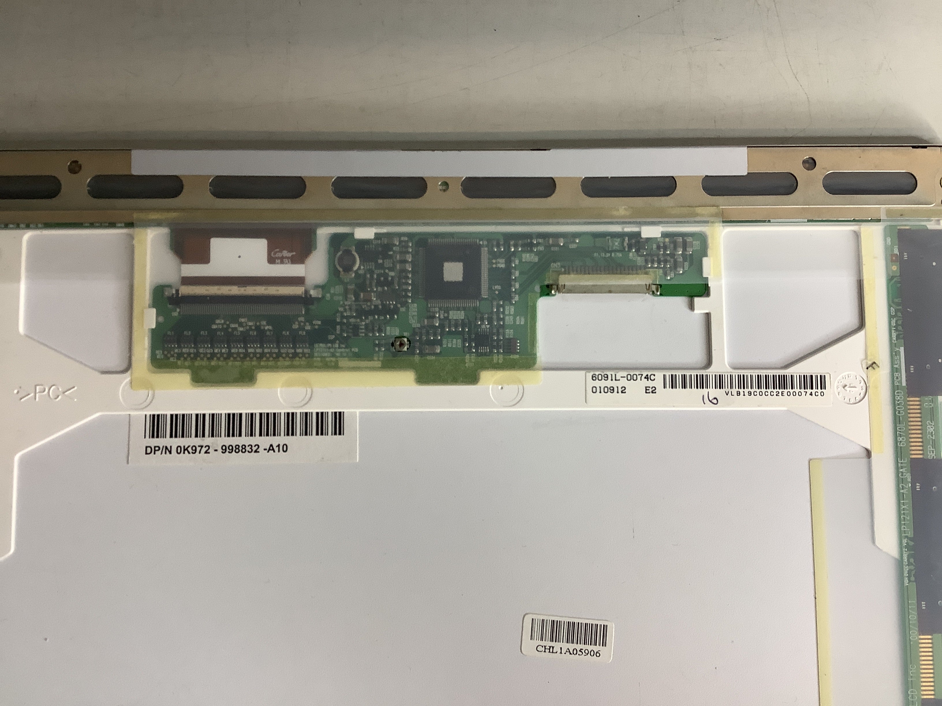 0K972 - 998832 - A10 laptop screen image 4