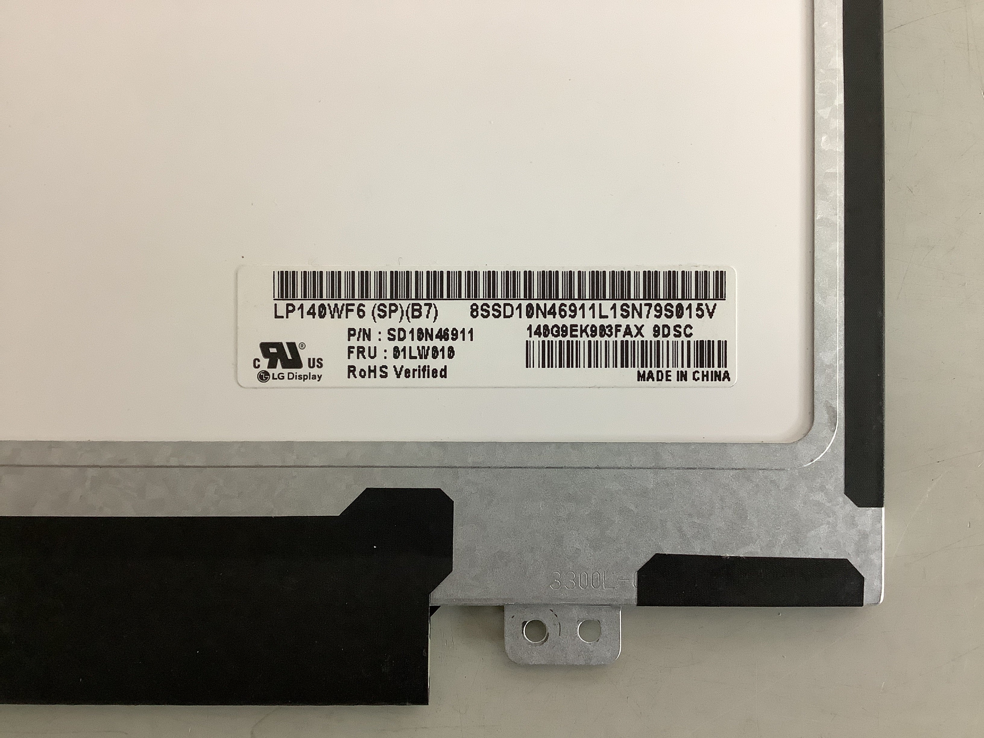 LP140WF6 (SP)(B7) laptop screen image 4