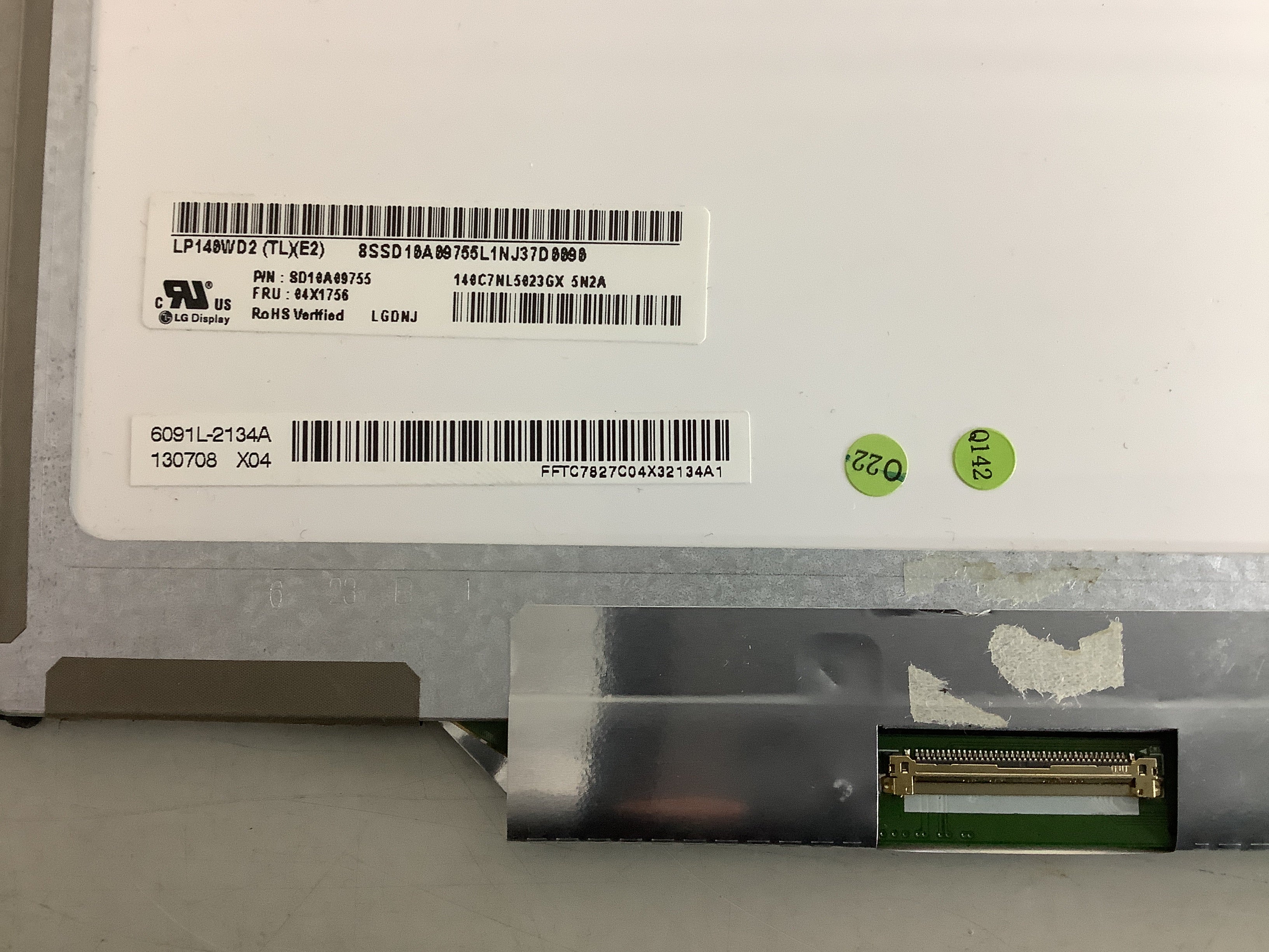 LP140WD2 (TL)(E2) laptop screen image 8