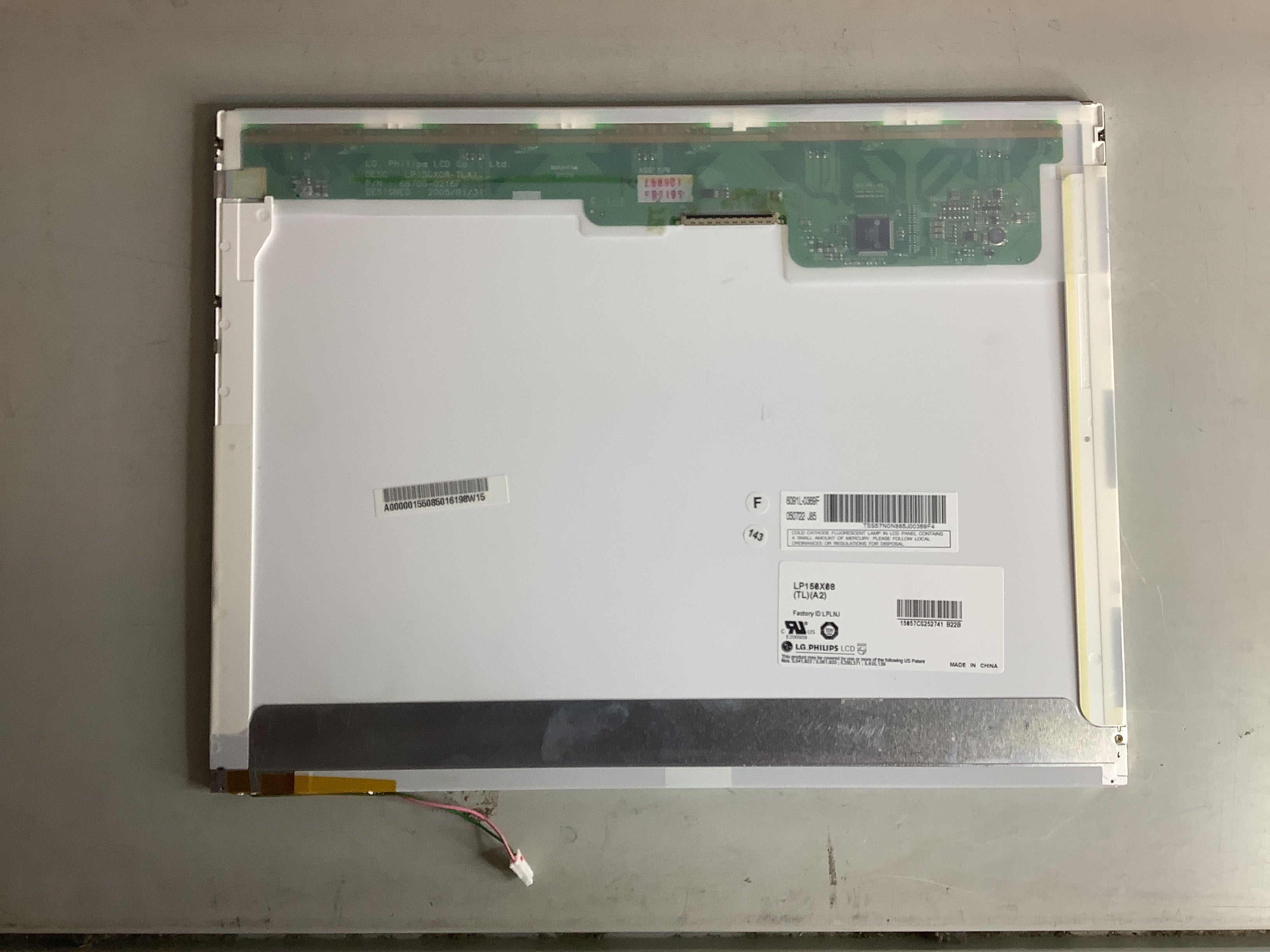 LP150X08 (TL)(A2) laptop screen image 3