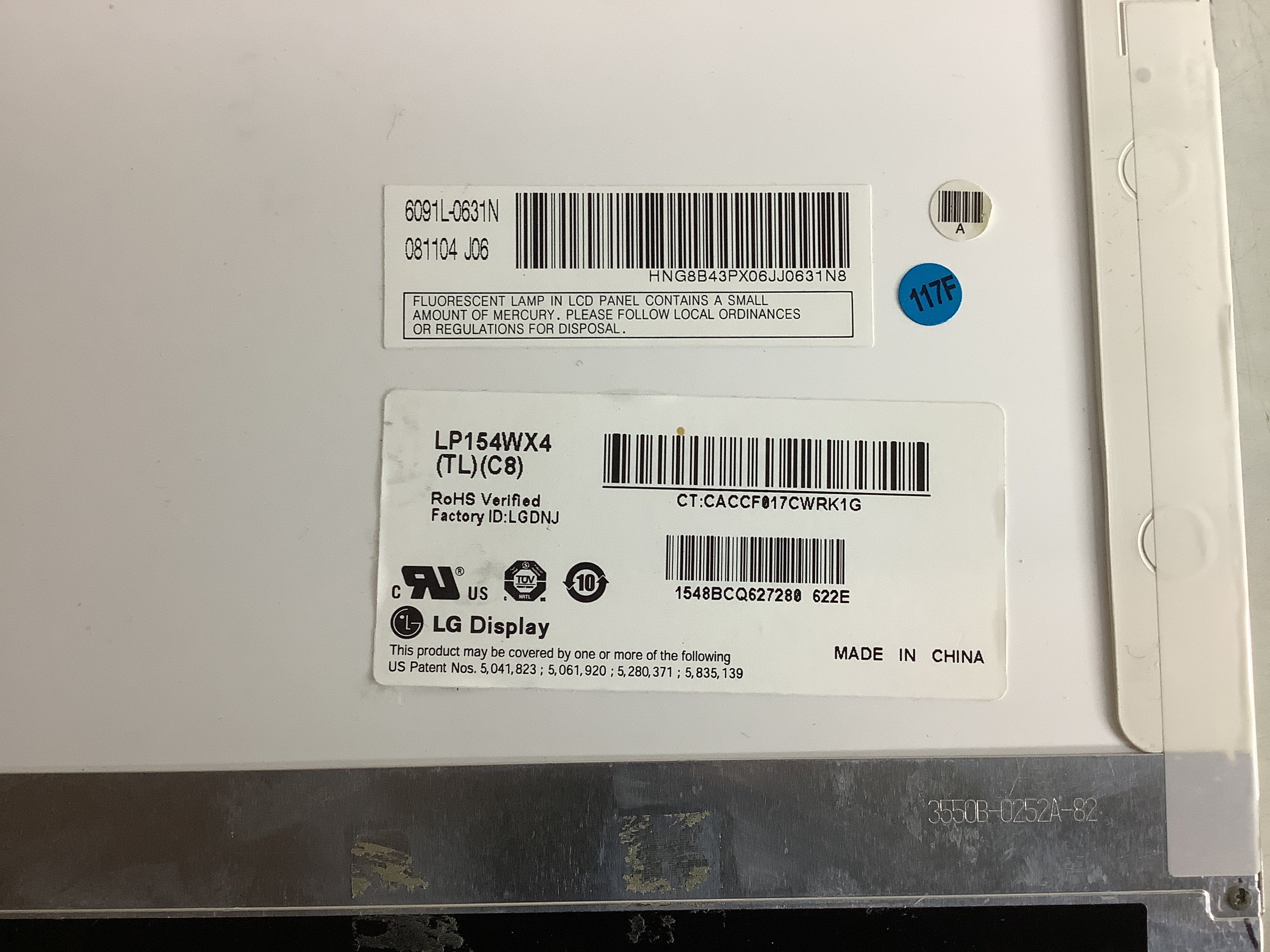 LP154WX4 (TL)(C8) laptop screen image 4