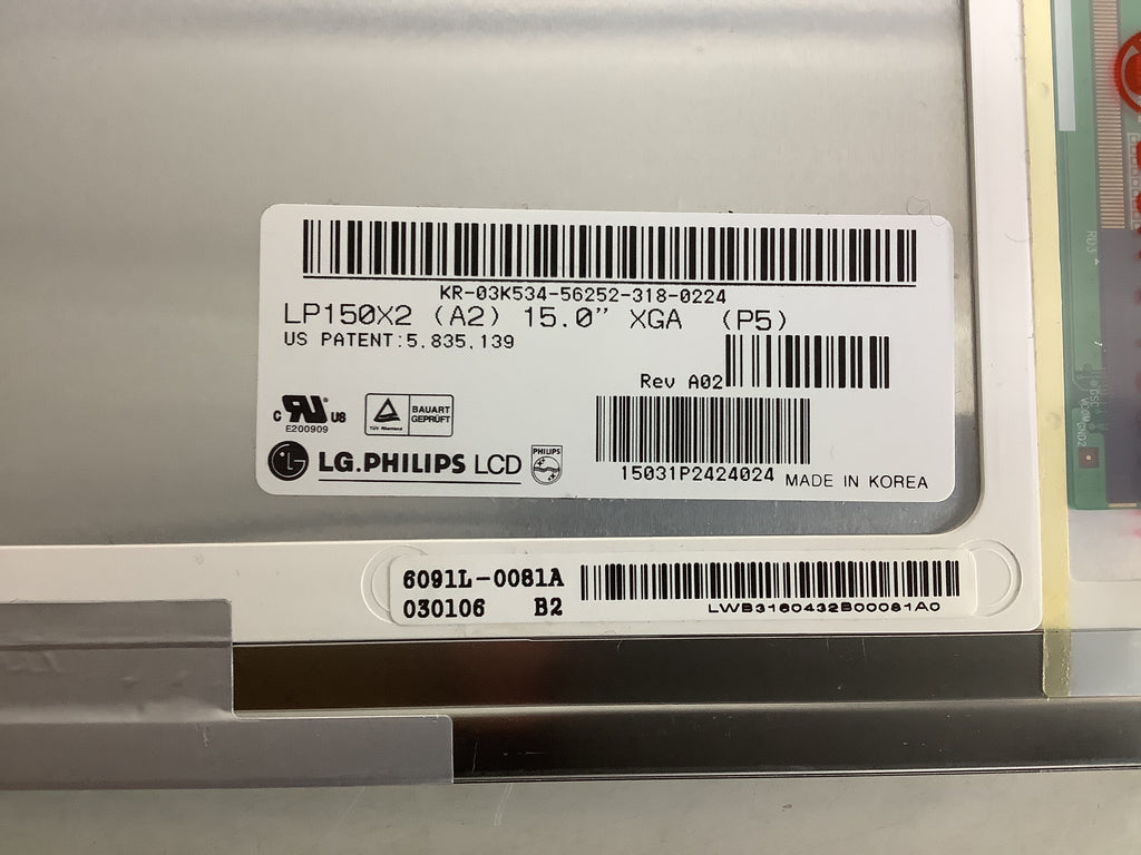 LP150X2 (A2) laptop screen image 4