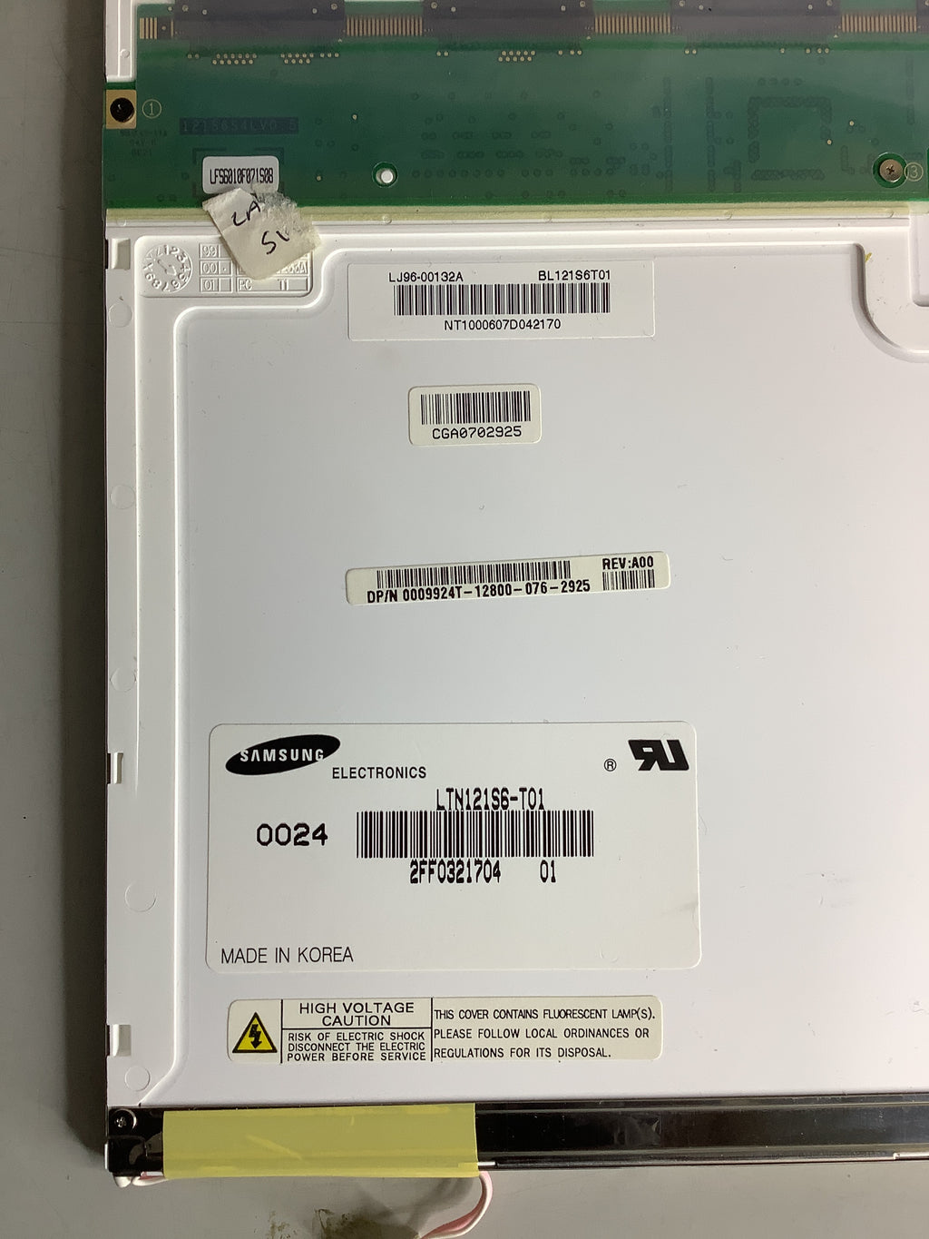 LTN121S6-T01 laptop screen image 4