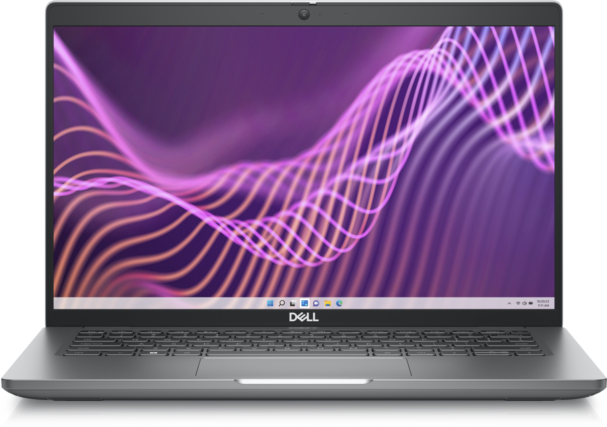 Refurbished Dell Latitude 5440 14 inch touchscreen laptop front view, Intel i5 13th Gen, Windows 11 Pro